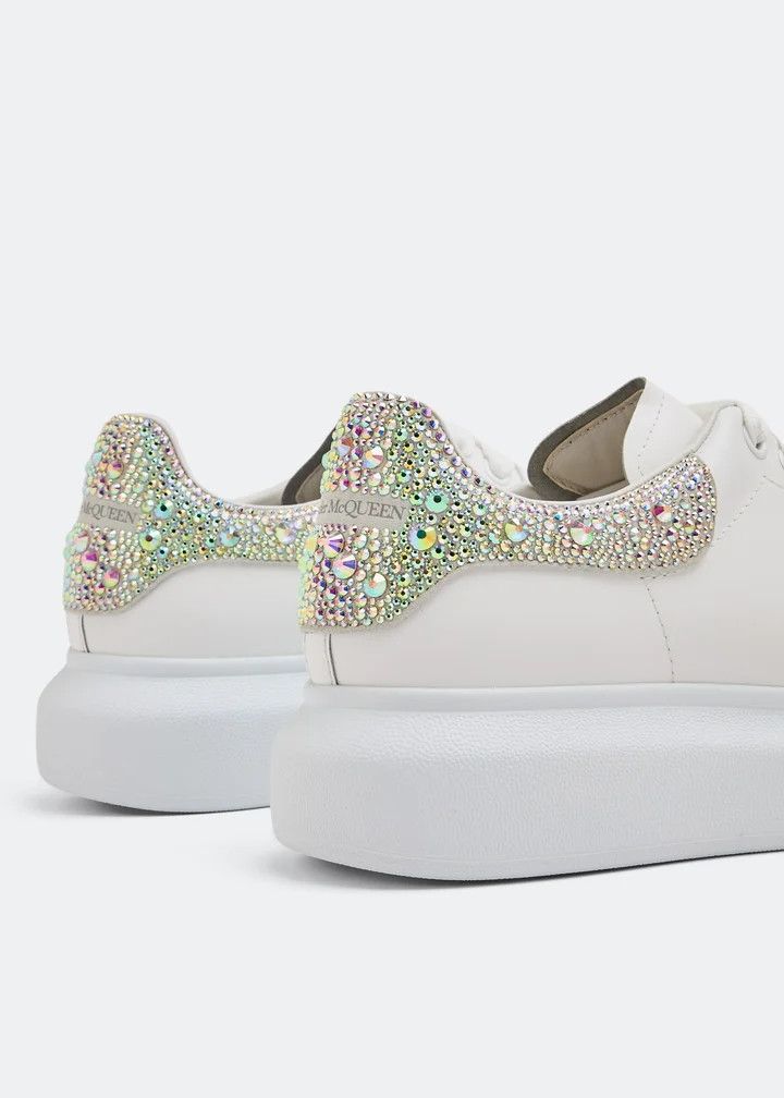 Alexander McQueen o1w1db10925 Oversized Sneaker in White Size US 8 / IT 38 - 3 Thumbnail