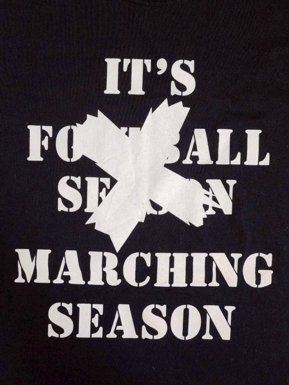 Jerzees It's Marching Season Quotes 00's Vintage T Shirt 19/26.5 Size US M / EU 48-50 / 2 - 2 Thumbnail