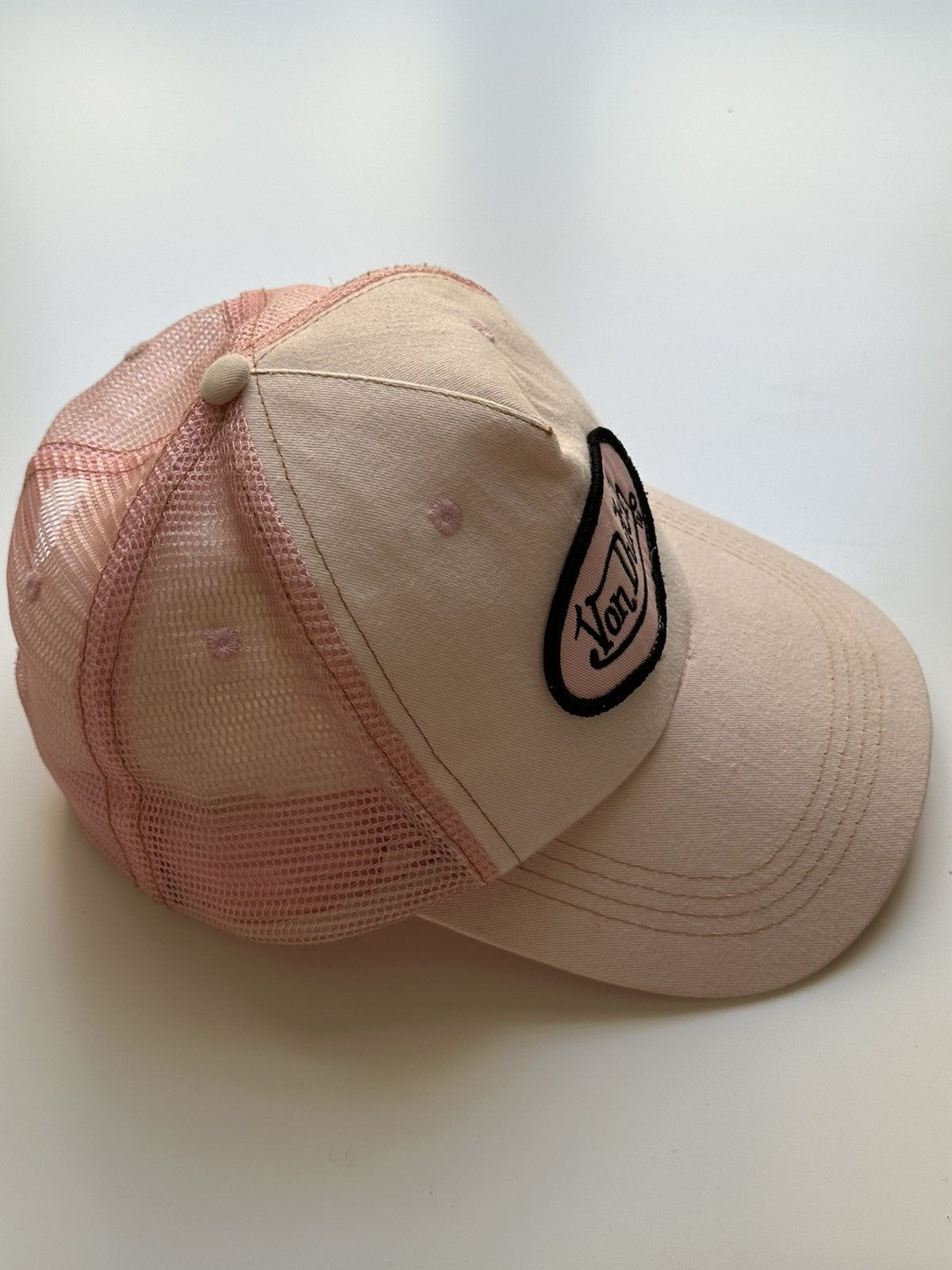 Von Dutch Von Dutch Vintage Rare Pink Logo 90s 00s y2k Rapper Cap Size ONE SIZE - 3 Thumbnail
