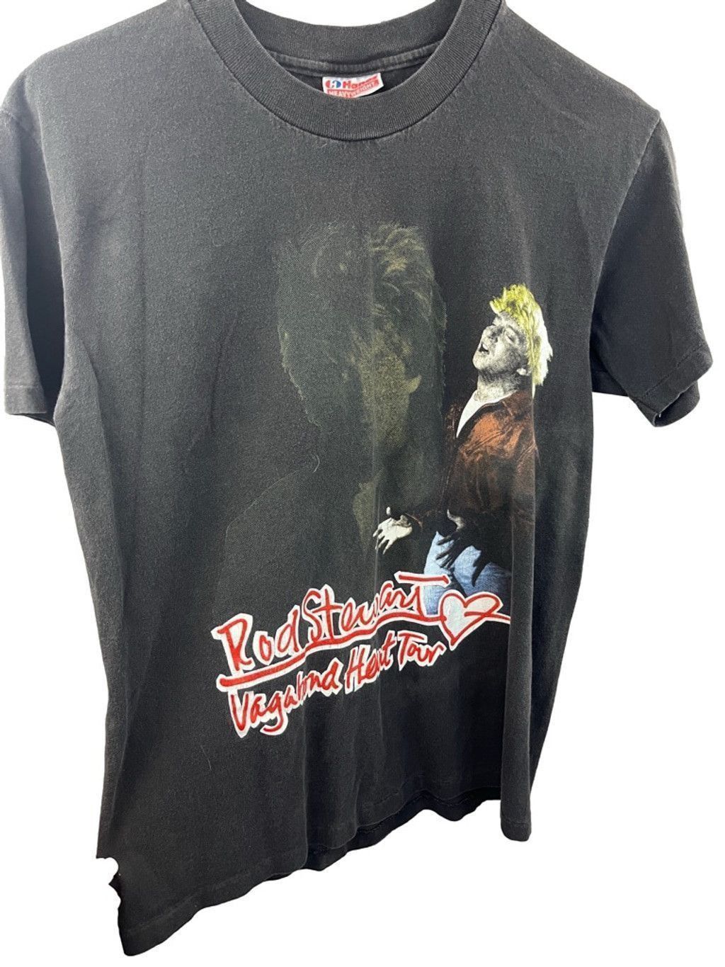 Hanes Vintage 1992 Rod Stewart Concert Tee – Original Owner – L Size L / US 10 / IT 46 - 5 Thumbnail