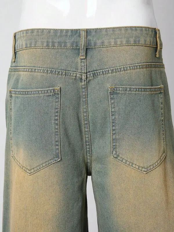 Japanese Brand Adachi x Mami Washed Vintage Y2k Shorts Jorts Denim Size US 32 / EU 48 - 4 Thumbnail