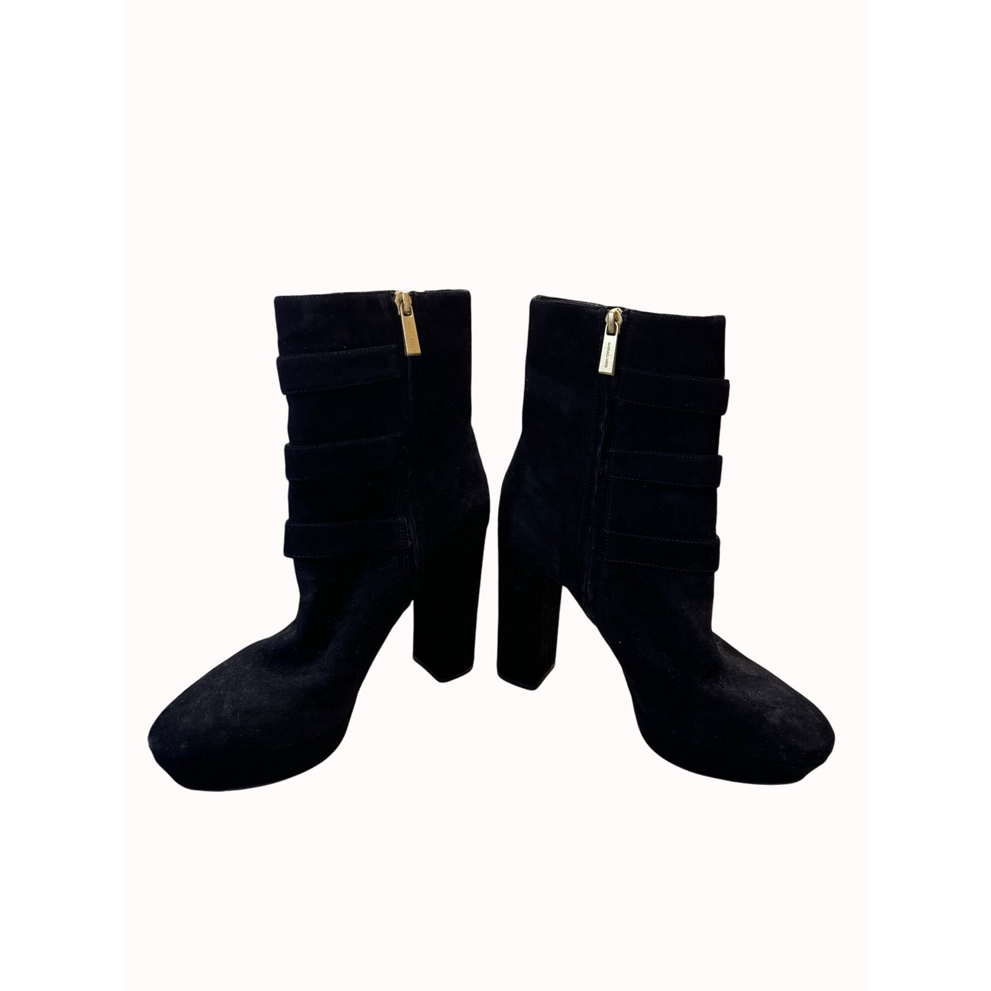 Michael Kors Michael Kors women’s black leather mid calf boots size 8.5m Size US 8.5 / IT 38.5 - 5 Thumbnail