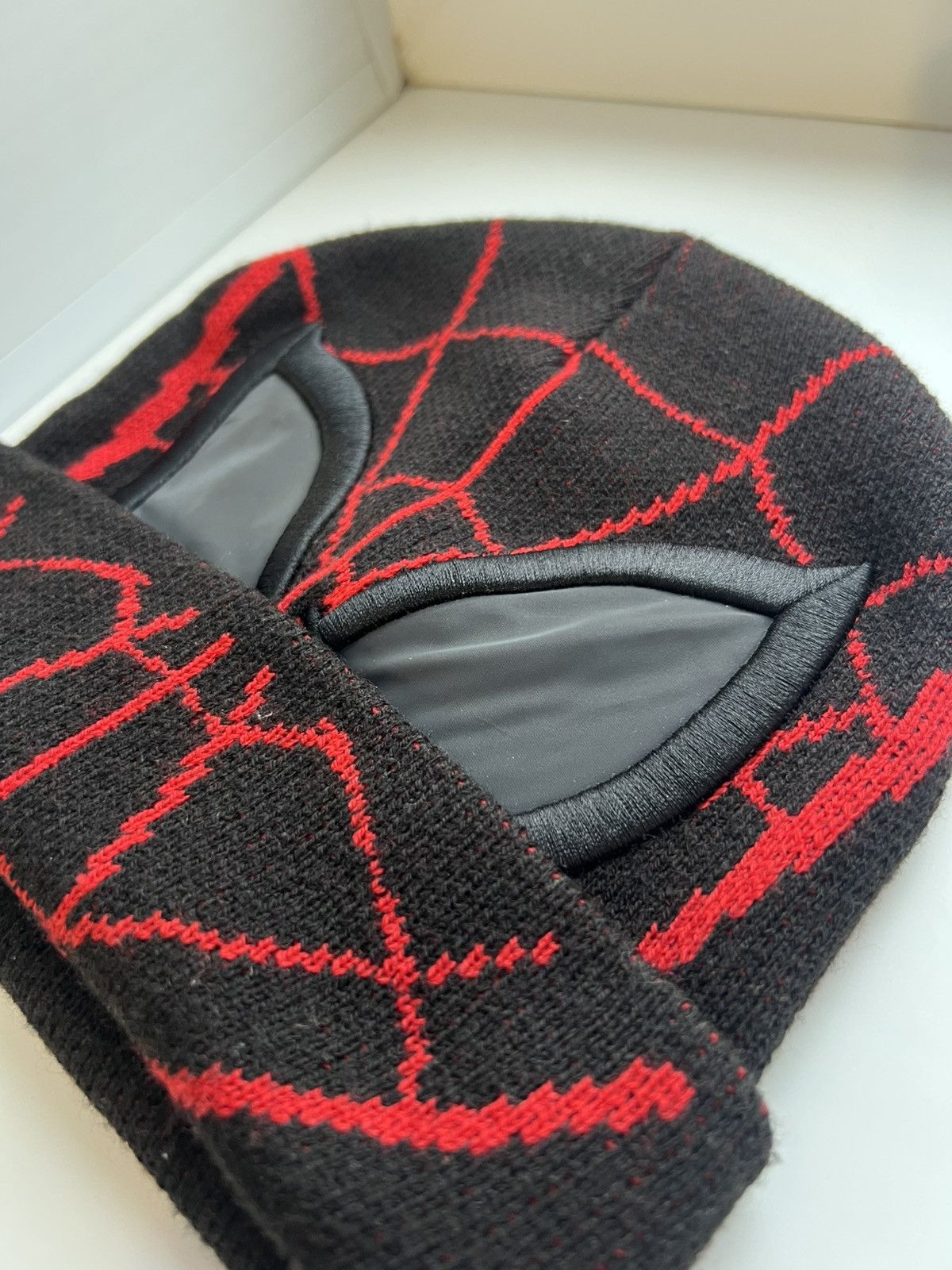 Japanese Brand Vintage Spider Man Hat Marvel Y2K Reflective Eye Flashing Size ONE SIZE - 4 Thumbnail