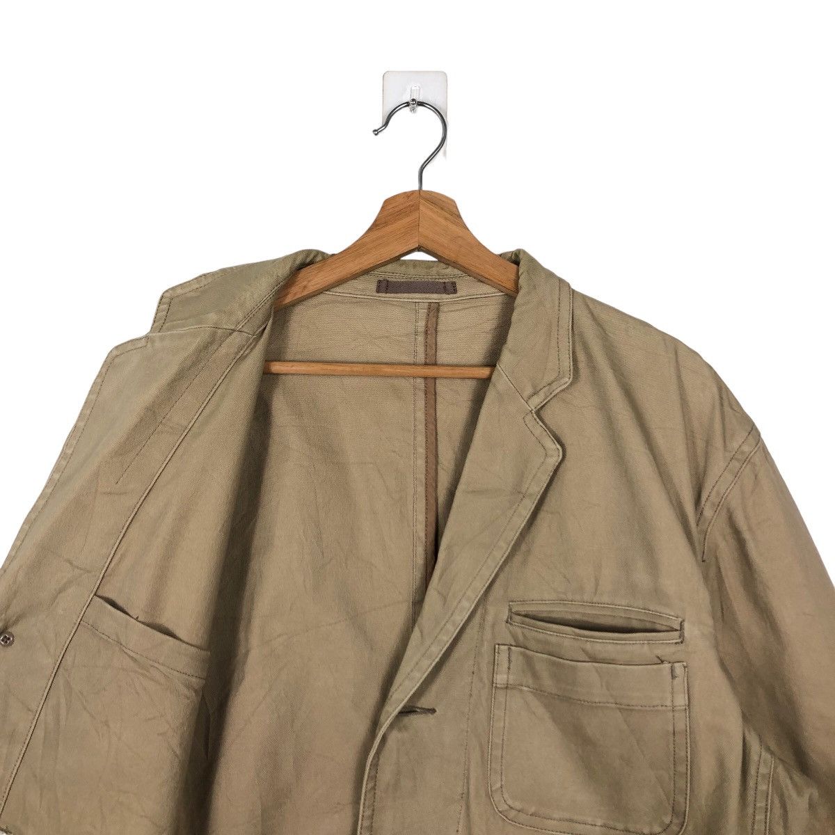 Japanese Brand 🔥CHORE WORK JACKET CROCODILE ISSEY MIYAKE DESIGN Size US L / EU 52-54 / 3 - 10 Thumbnail