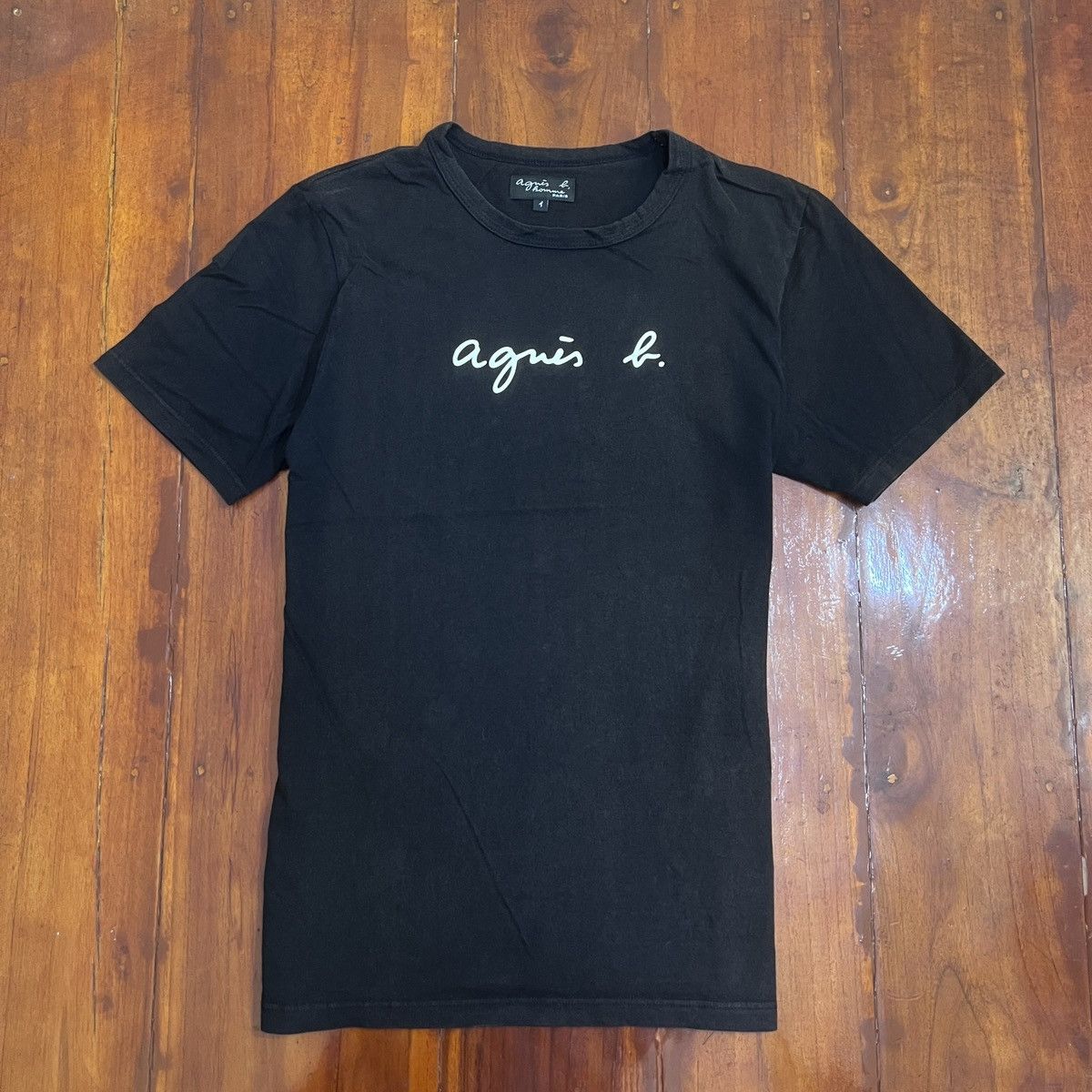 agnes b. Agnes B Designer Spell out tee Size US M / EU 48-50 / 2 - 1 Thumbnail
