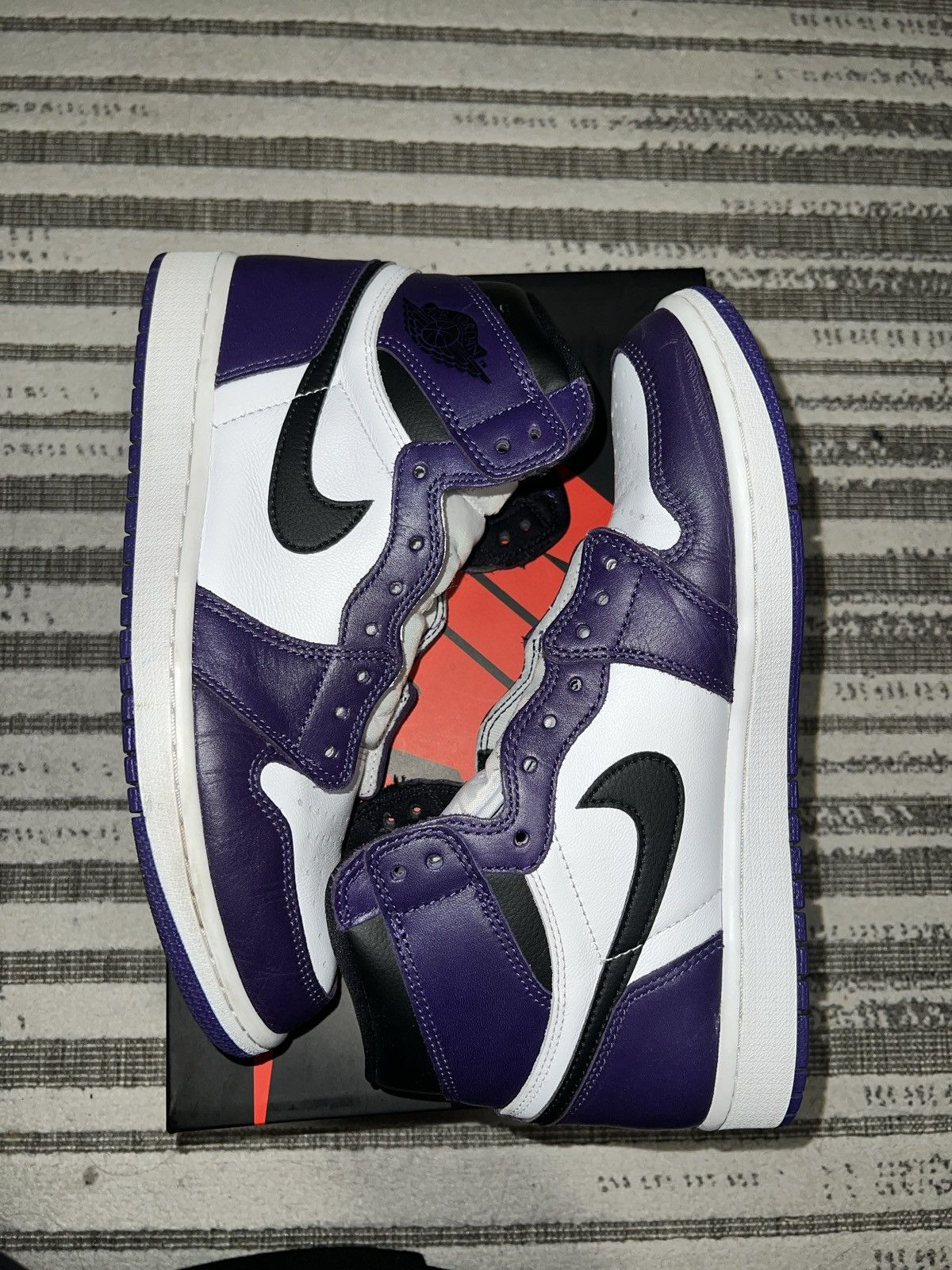 Jordan Brand × Nike Jordan 1 Court purple Size US 10 / EU 43 - 4 Thumbnail