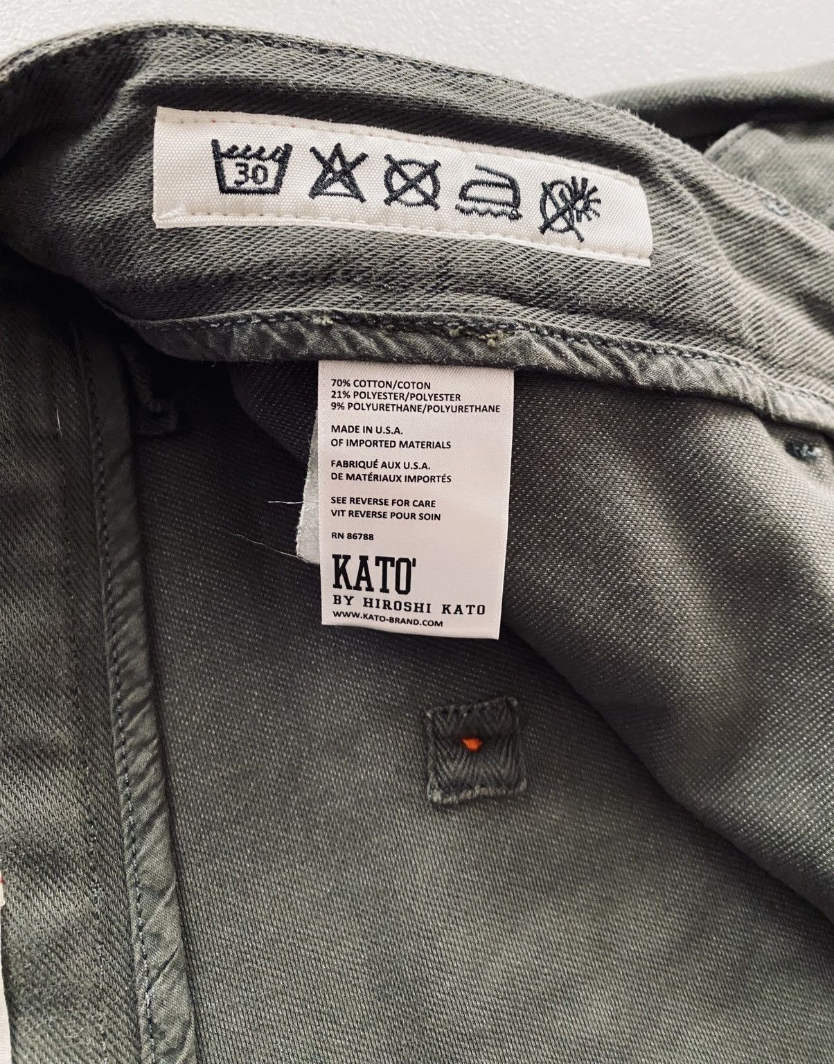 Hiroshi Kato HIROSHI KATO THE SCOUT 8" DENIT® FATIGUE SHORTS MOSS 38 VGC Size US 38 / EU 54 - 13 Thumbnail