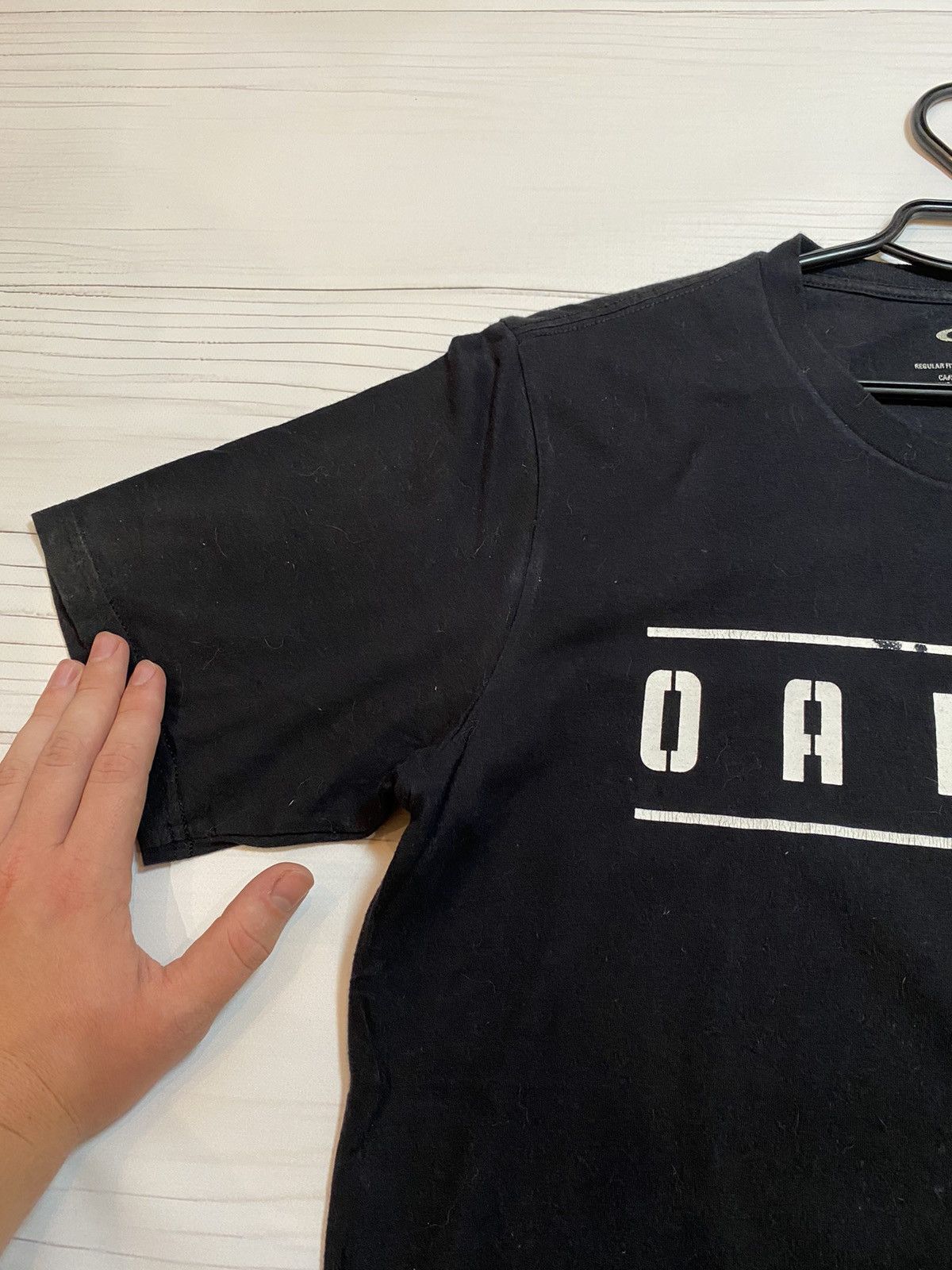 Oakley Vintage Oakley Box Logo gorpcore fade t shirt Size US S / EU 44-46 / 1 - 5 Thumbnail