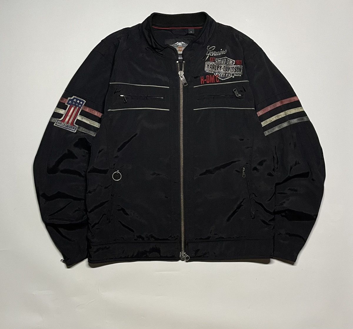 Harley Davidson × Vintage Harley Davidson Colton Motorcycle Casual Canvas jacket Size US L / EU 52-54 / 3 - 13 Thumbnail