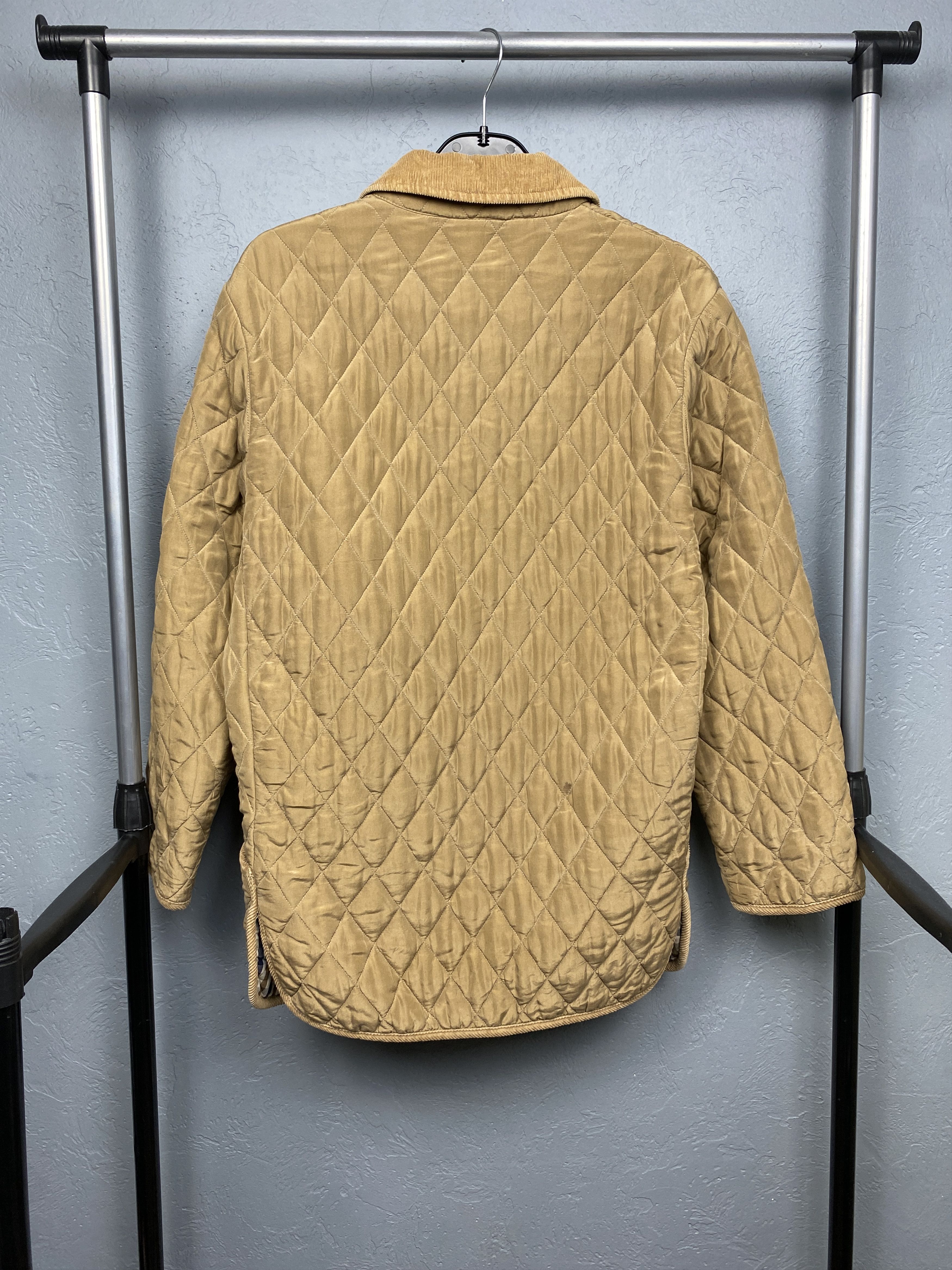 Aquascutum × Vintage Aquascutum Vintage Womens Quilted Jacket Size L / US 10 / IT 46 - 4 Thumbnail