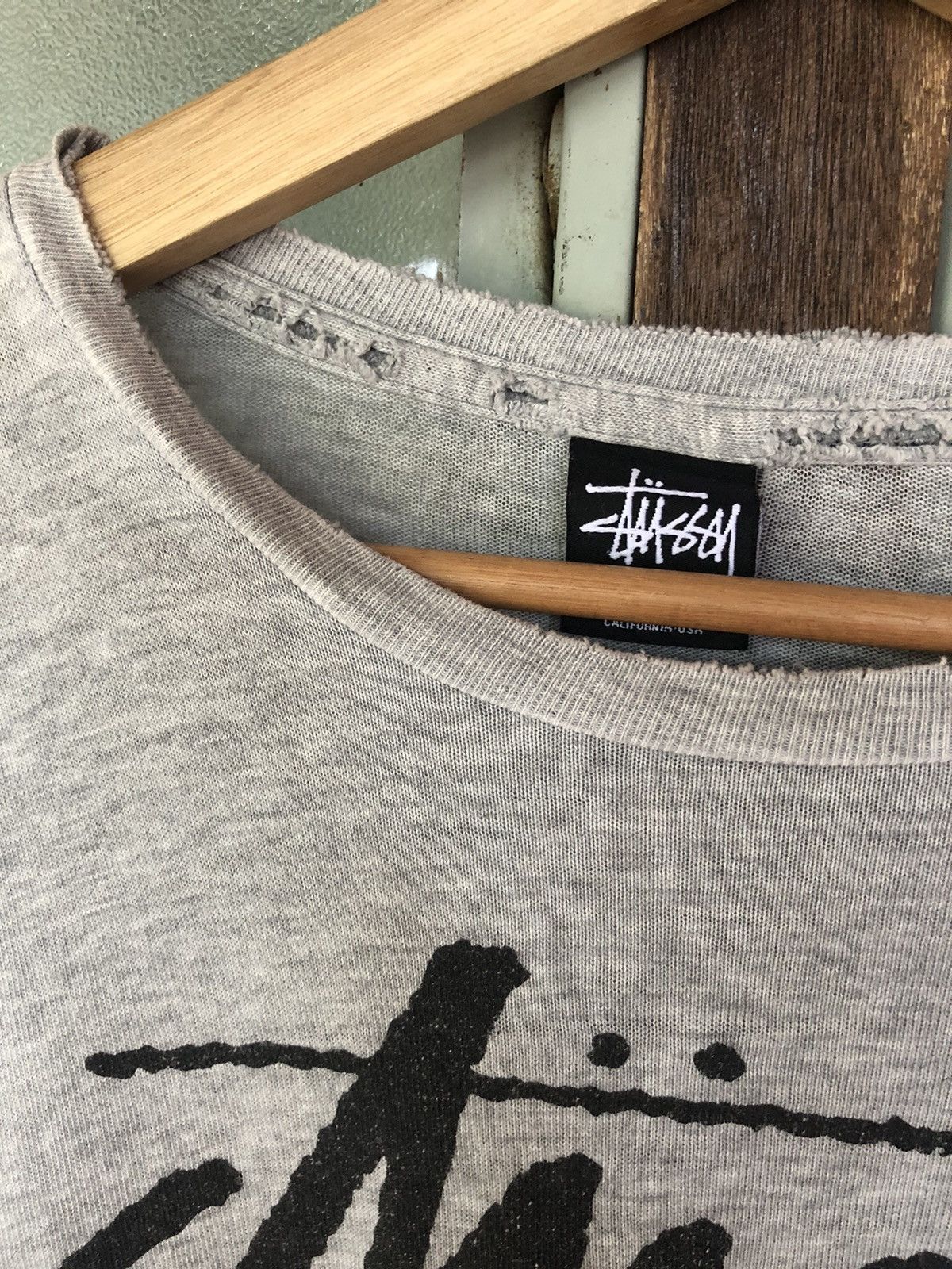 Stussy Vintage Thrashed Stussy Tour Long Sleeve Tee Size US M / EU 48-50 / 2 - 5 Thumbnail