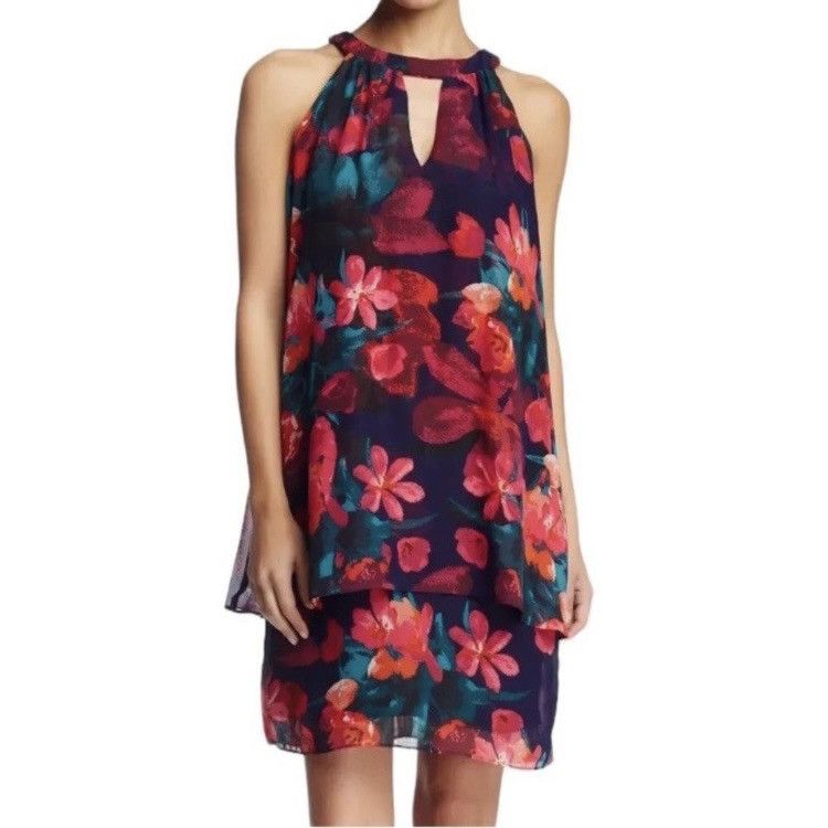 Allsaints ALL SAINTS ELIZA J Women’s Sleeveless Floral Print Dress Size XS / US 0-2 / IT 36-38 - 1 Thumbnail