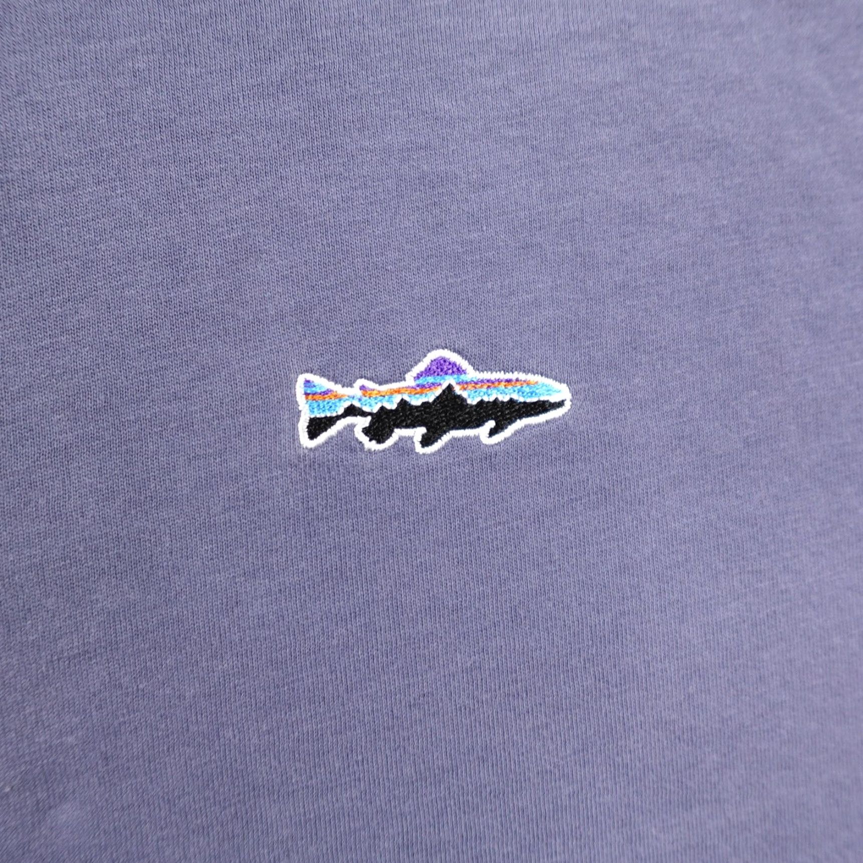 Patagonia Patagonia Polo Shirt Men XL Blue Trout Fitz Roy Fish Logo Organic Hiking Fishing Shirt Size US XL / EU 56 / 4 - 3 Thumbnail