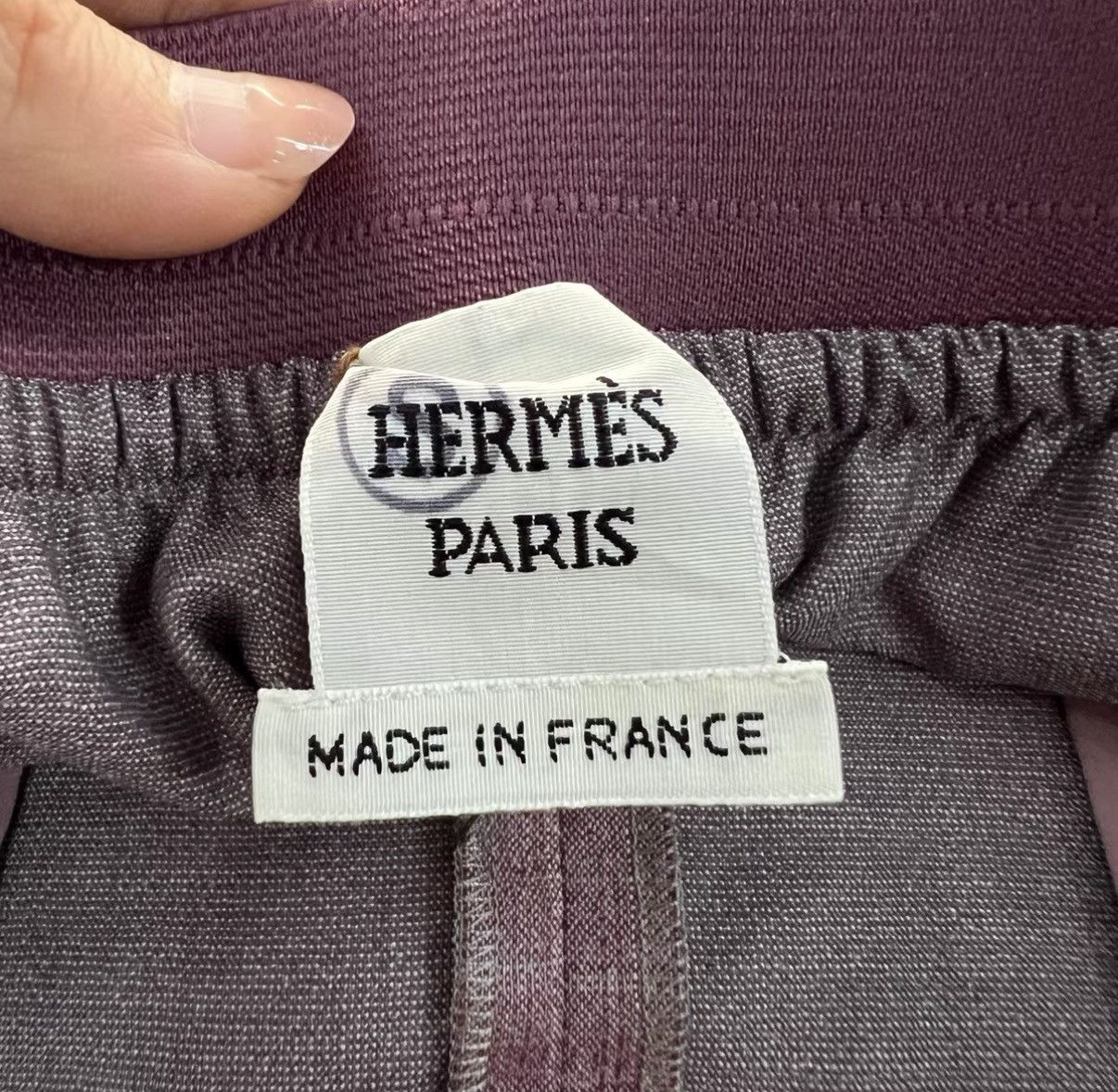 Hermes Hermès Pink Purple Casual Pants J41 Size 26" / US 2 / IT 38 - 3 Thumbnail