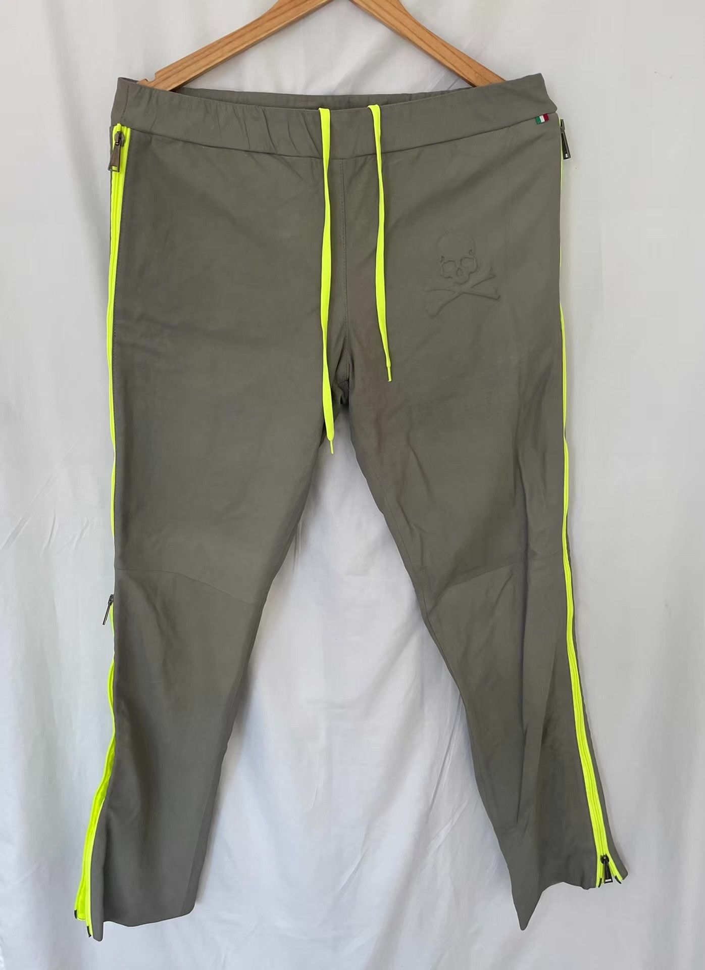 Philipp Plein Philipp Plein Men's Leather Pants Ｑ21 Size US 34 / EU 50 - 1 Thumbnail