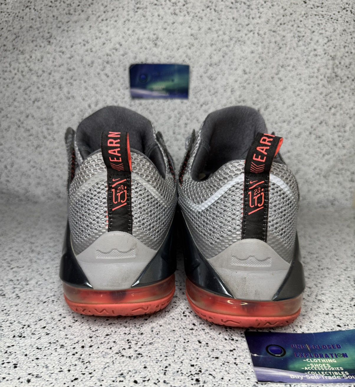 Nike Nike Lebron 12 Low Wolf Grey 12 Men Size US 12 / EU 45 - 4 Thumbnail