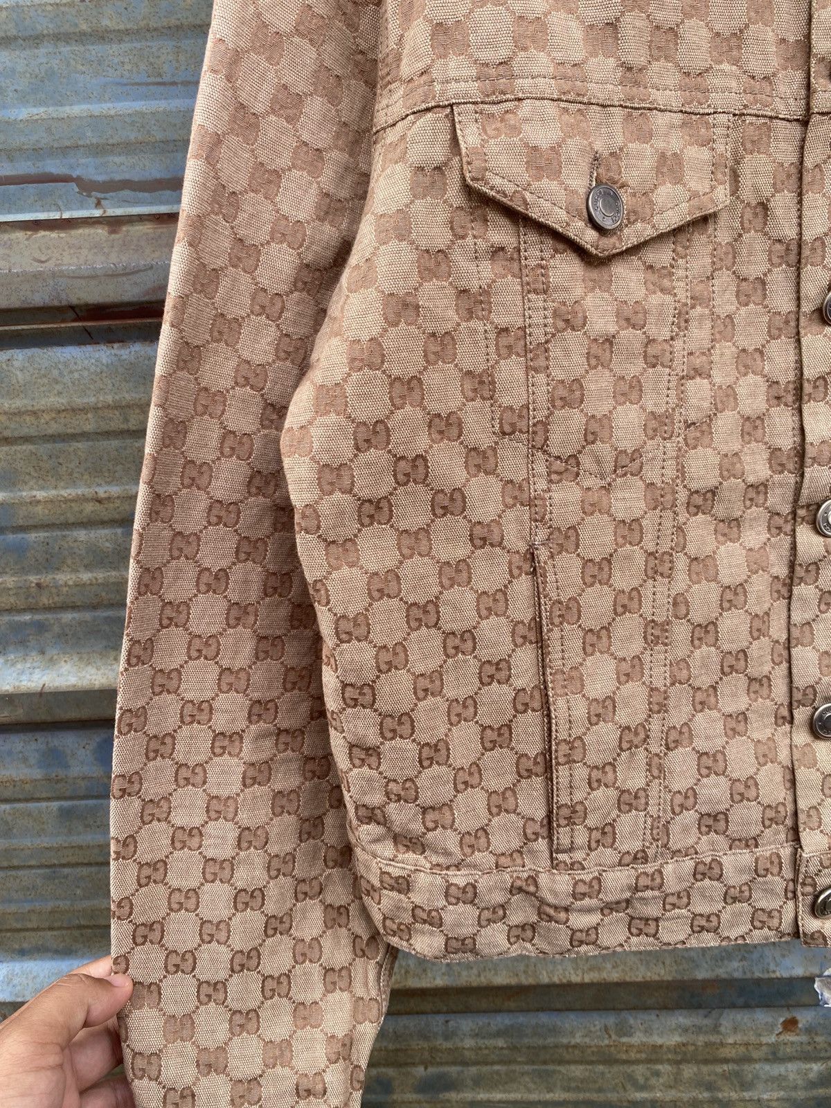 Gucci Tom Ford Gucci GG Jacquard Monogram Jacket Size US M / EU 48-50 / 2 - 3 Thumbnail