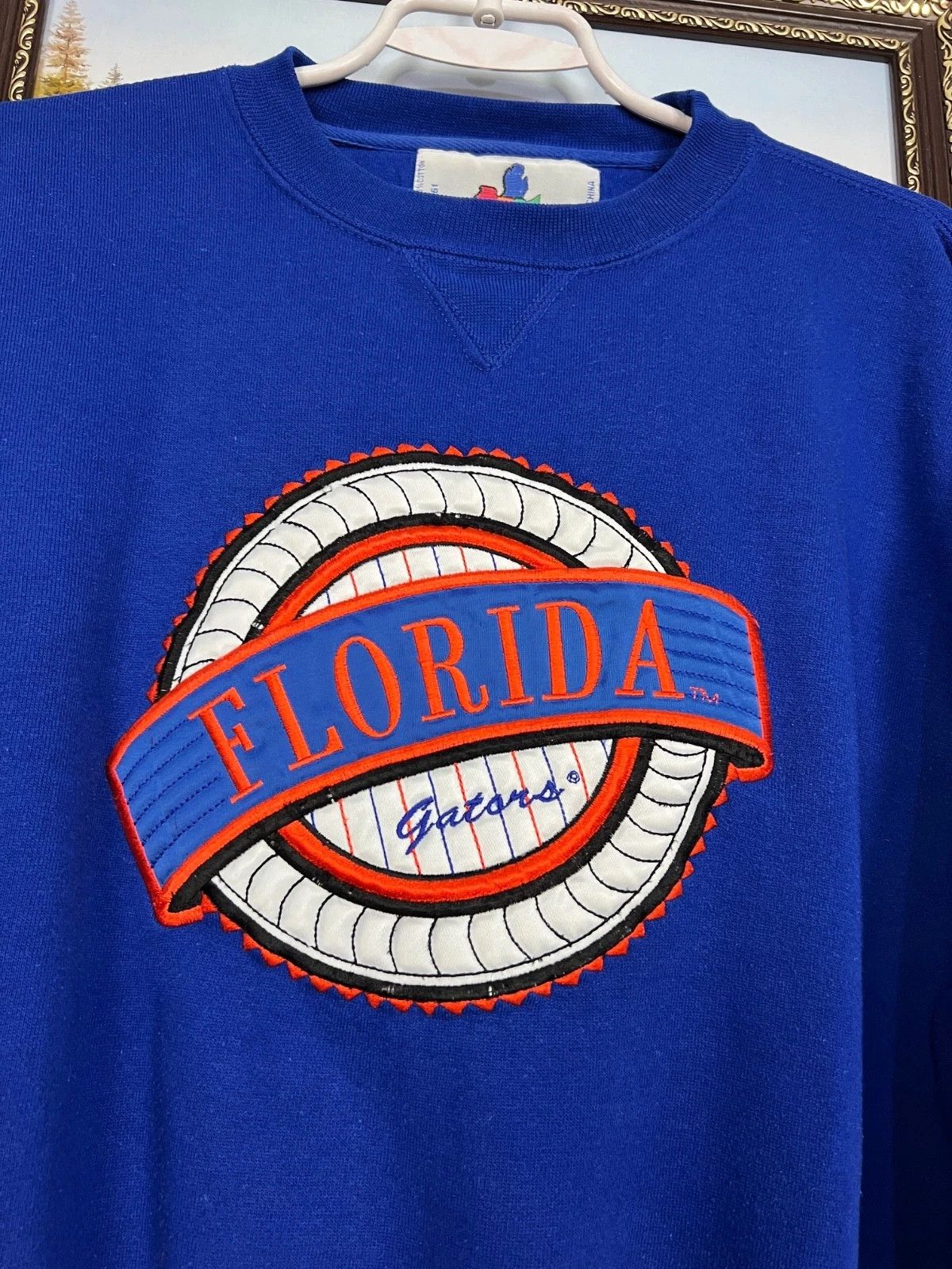 Fruit Of The Loom Vintage 2000's Florida Gators Sweatshirt Big Logo Crewneck Size US M / EU 48-50 / 2 - 3 Thumbnail