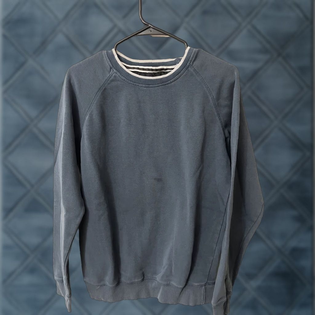 Denime Paper Denim & Cloth Sweatshirt Men M Blue Fleece Hooded Pullover Mens Size US M / EU 48-50 / 2 - 1 Thumbnail