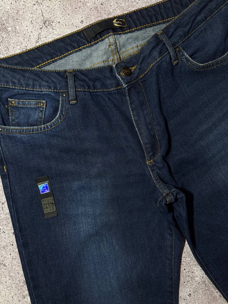 Just Cavalli Just Cavalli Roberto Vintage Embroidered Pocket Denim Jeans Size US 32 / EU 48 - 4 Thumbnail