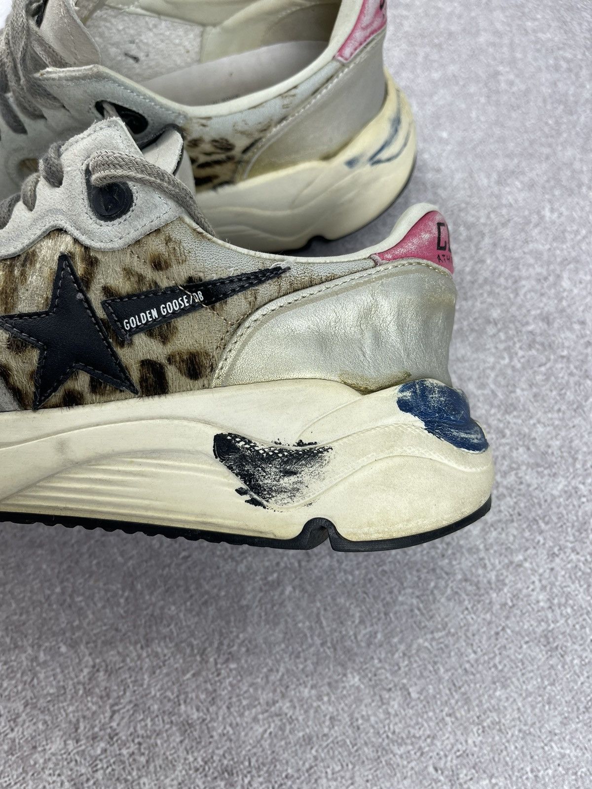 Golden Goose Golden Goose Leopard Print Running Sneakers Size 38 Size US 8 / IT 38 - 4 Thumbnail