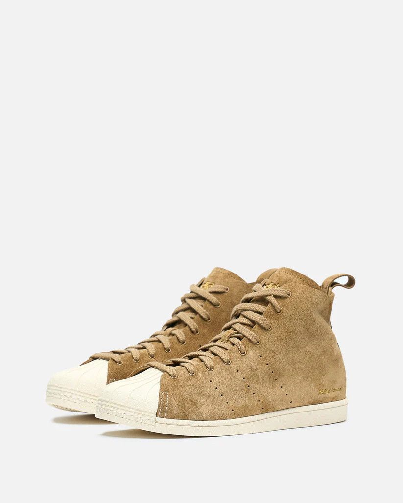 Adidas o1s1v1r1oon0825 Wales Bonner Superstar Sneaker in Brown Size US 10 / EU 43 - 5 Thumbnail