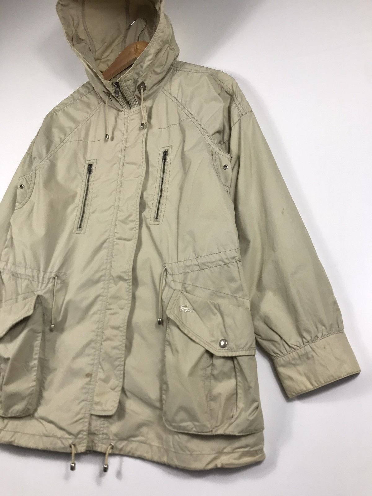 Lacoste × Vintage ⚡️Vintage Lacoste Hooded Parka Jacket Size XS / US 0-2 / IT 36-38 - 3 Thumbnail