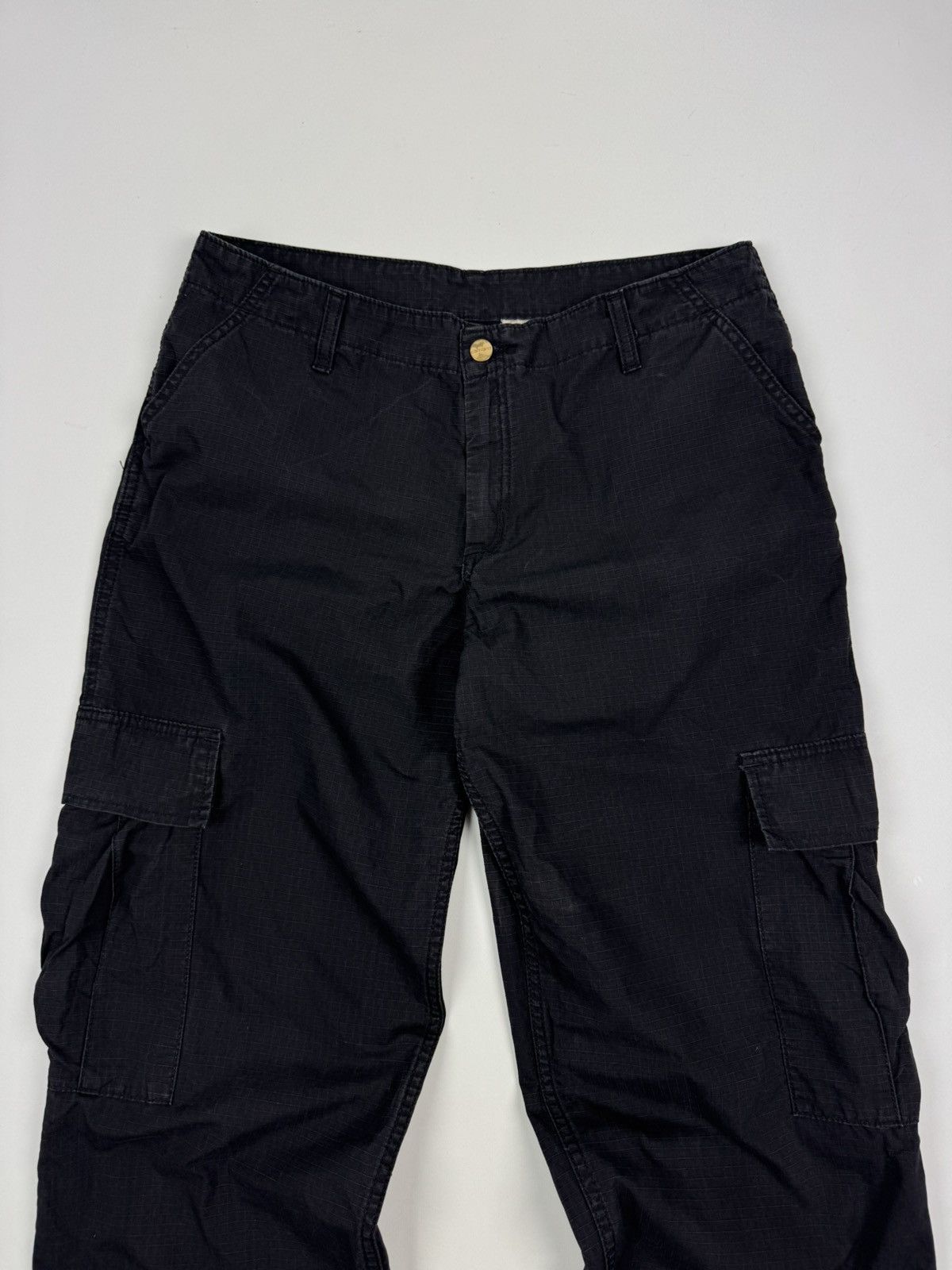 Carhartt Faded Carhartt W’ Unisex Cargo Black Pants Size 34" / US 12 / IT 48 - 5 Thumbnail