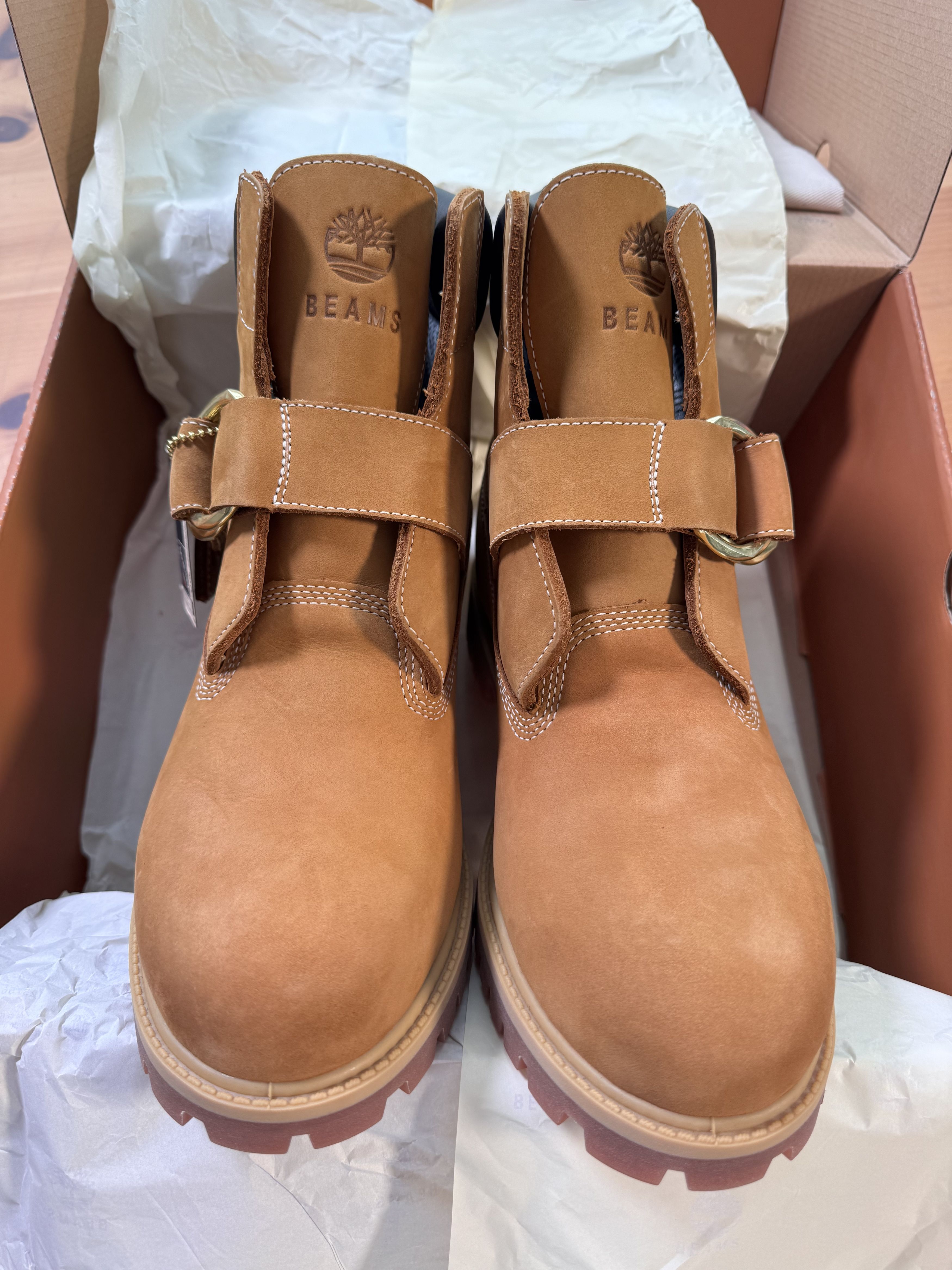 Beams Japan Beams x Timberland 6 INCH HERITAGE MID BUCKLE GTX BOOT WHEAT Size US 8.5 / EU 41-42 - 8 Thumbnail