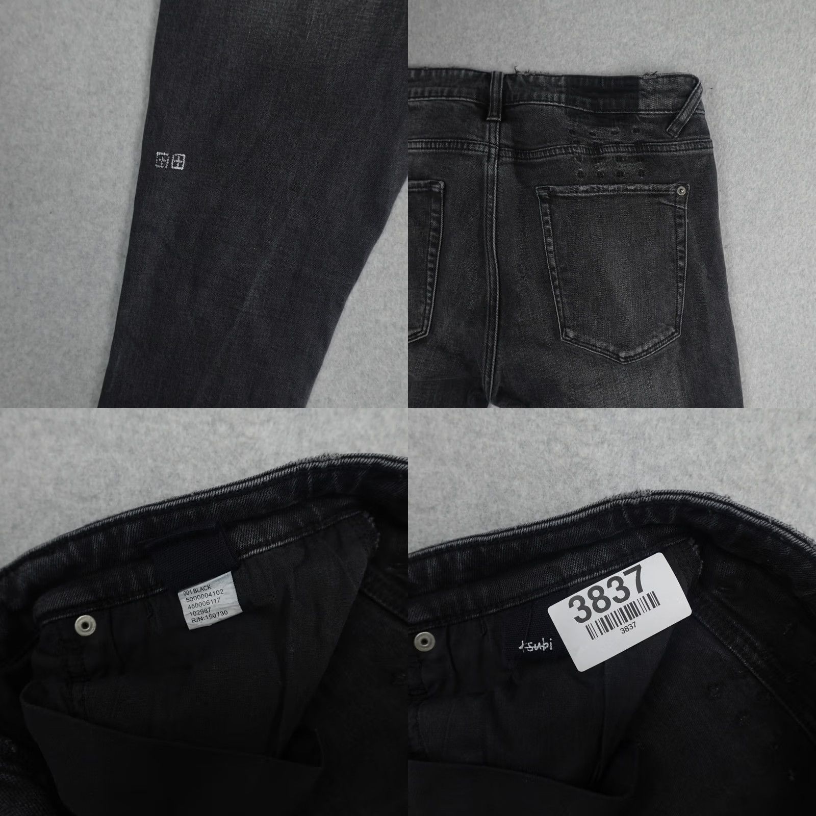 Ksubi ksubi Jeans Mens 36 (36X31) Black Distressed Skinny 5-Pocket Denim Vintage No Size US 36 / EU 52 - 10 Thumbnail