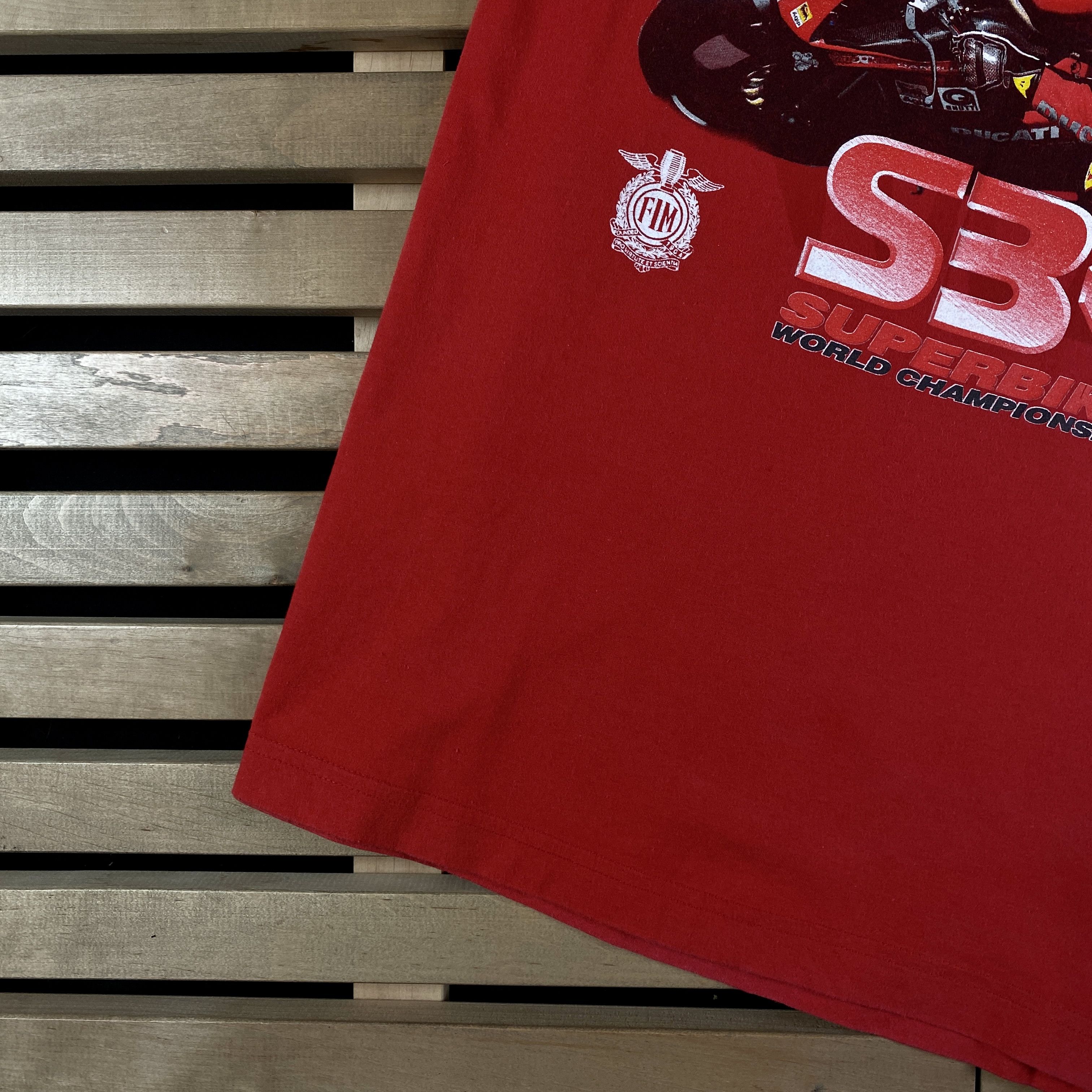 Vintage Mens Vintage T-Shirt Assen S3K Superbike 1998 SIze L Size US M / EU 48-50 / 2 - 3 Thumbnail