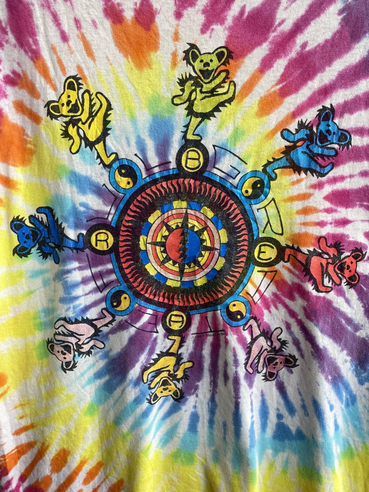 Band Tees × Grateful Dead × Vintage 🔥🔥RARE Vintage 80's Grateful Dead band tee Size US M / EU 48-50 / 2 - 8 Thumbnail