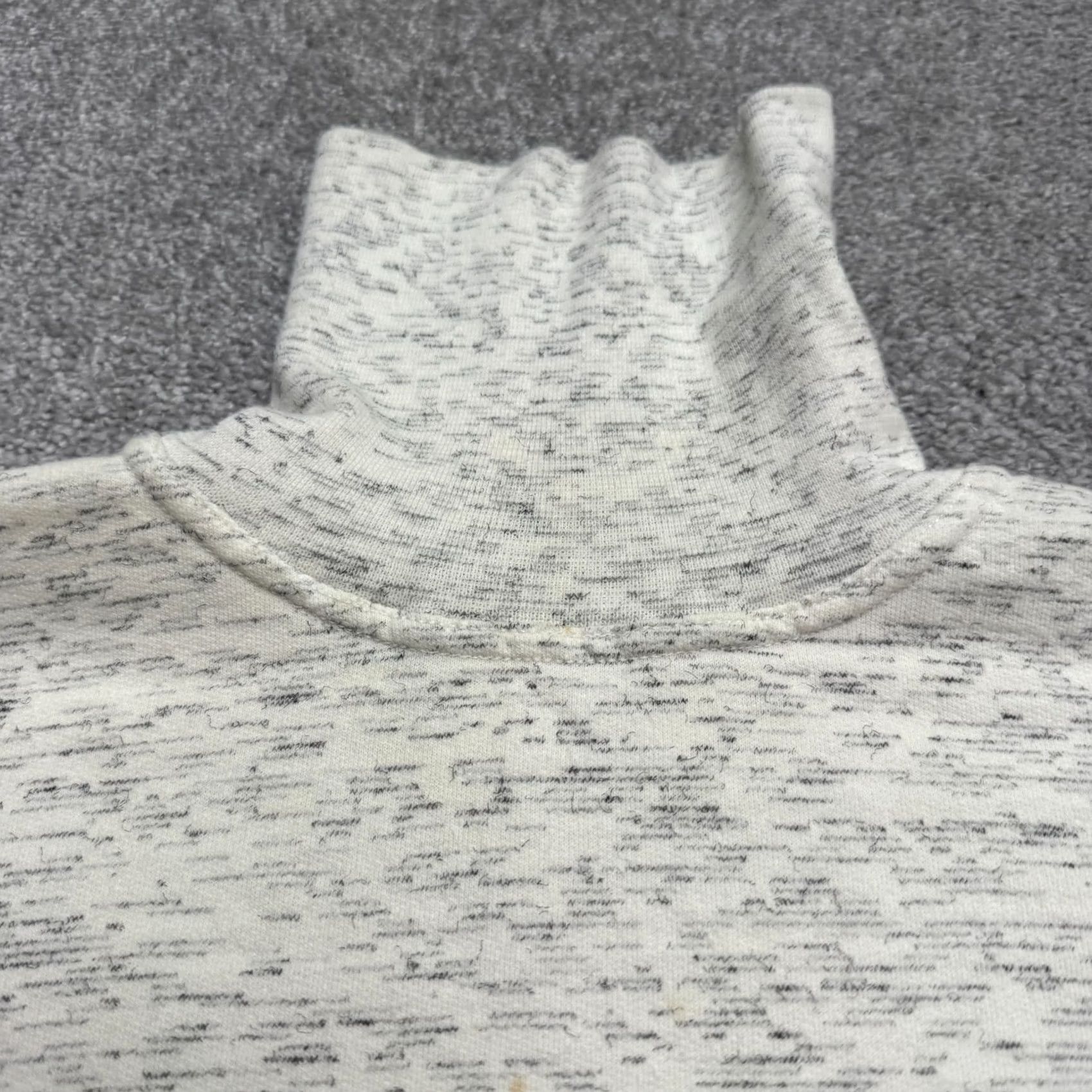 Reebok Vintage Reebok Turtleneck Pullover Sweatshirt Womens M Gray 100% Cotton Long Sleeve Fleece Logo 90s Retro Classic Stretch Size M / US 6-8 / IT 42-44 - 5 Thumbnail