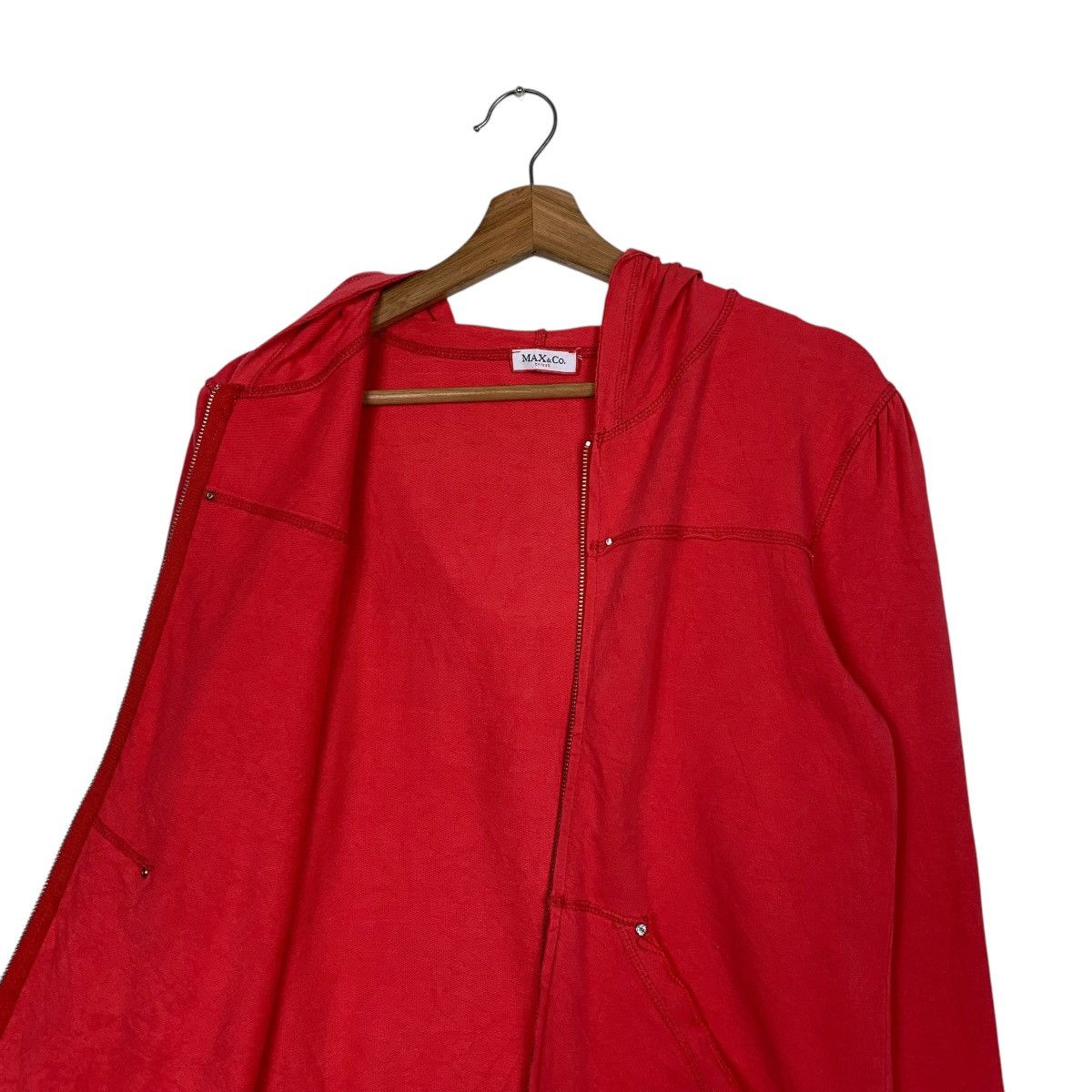 MAX&Co. Tricot Max & Co Cotton Zipper Hoodie Size S / US 4 / IT 40 - 11 Thumbnail