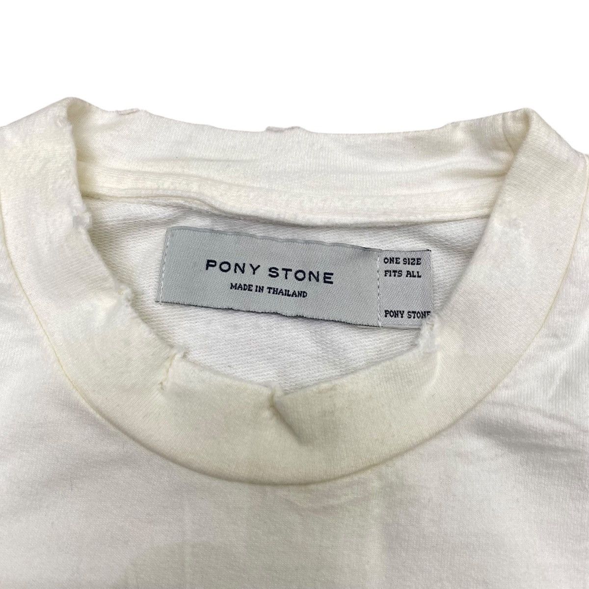 Japanese Brand PONY STONE FUN N’ DOSES ROSE GRAPHIC DISTRESSED OVERSIZED Size US M / EU 48-50 / 2 - 7 Thumbnail