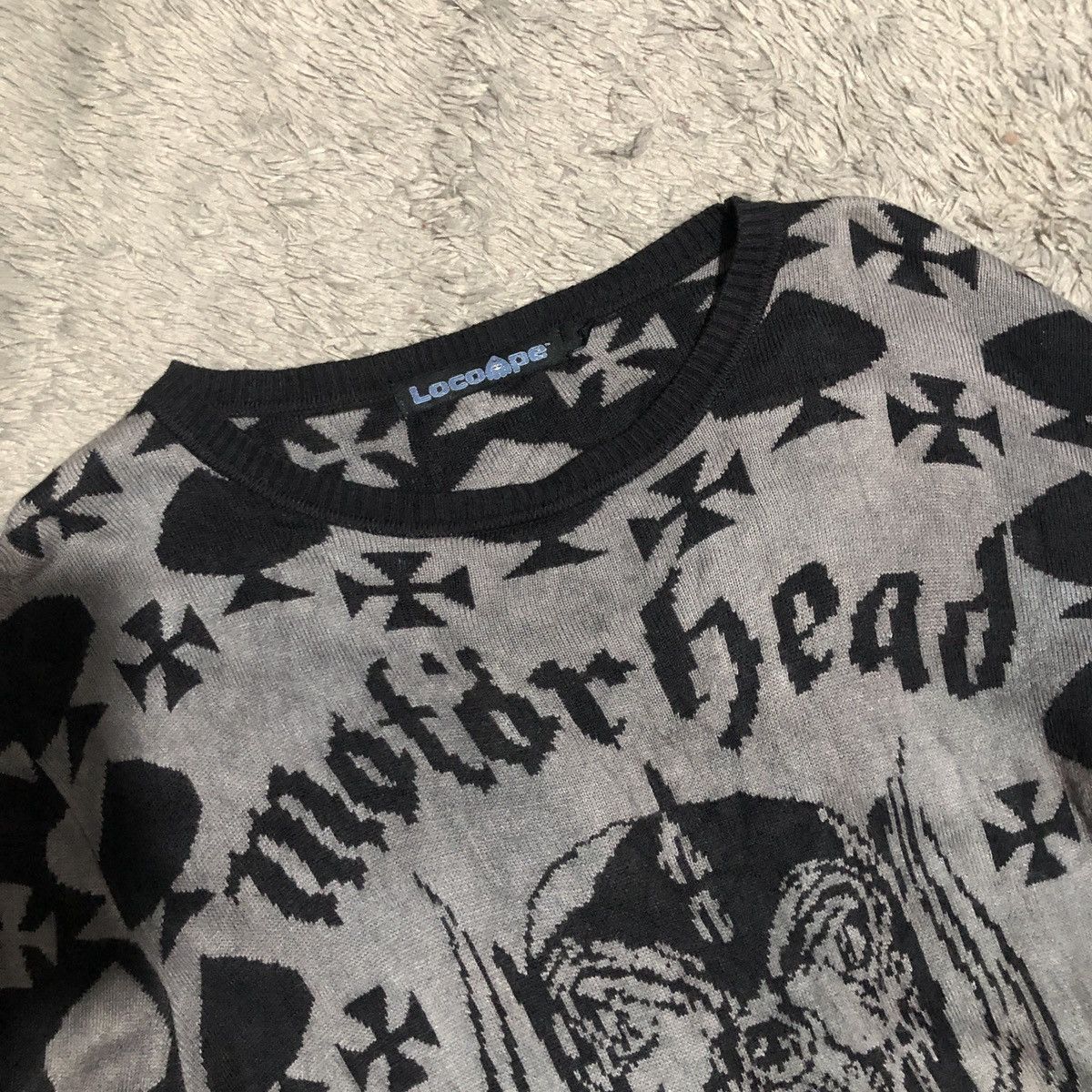 Band Tees × Vintage 🔥LMTD VTG🔥 LOCOAPE MOTORHEAD KNIT SWEATER 2013 CHRISTMAS Size US L / EU 52-54 / 3 - 3 Thumbnail