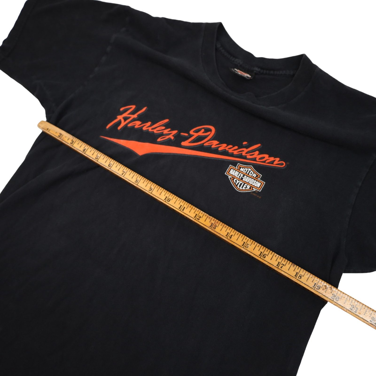 Harley Davidson × Vintage Vintage Harley Davidson Script Spellout Graphic T Shirt Size US L / EU 52-54 / 3 - 7 Thumbnail