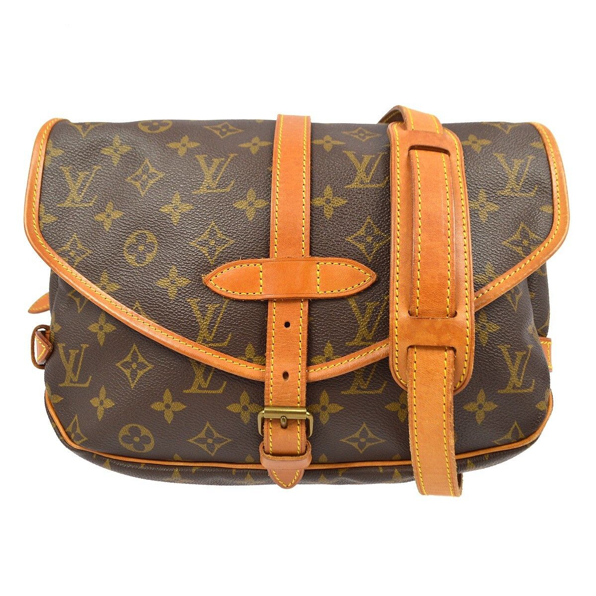 Louis Vuitton Louis Vuitton Saumur Handbag Monogram Canvas Size ONE SIZE - 1 Thumbnail