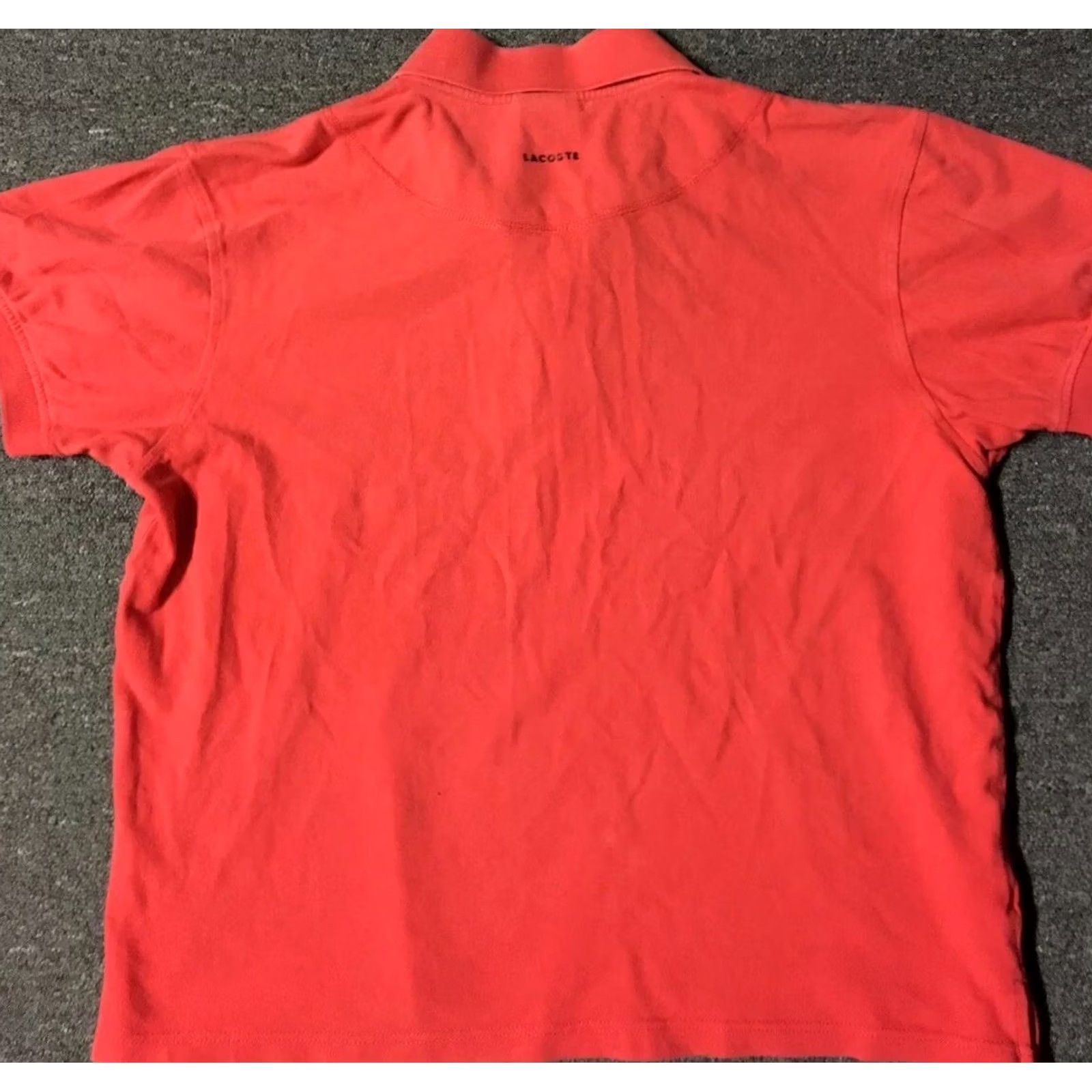 Lacoste VINTAGE Lacoste Polo Shirt Womens Polo Shirt Red 7 XL Nautical 80s 90s USA Alligator Logo Sailing Beach Classic Sports USA Ladies Polo Shirt Red Size M / US 6-8 / IT 42-44 - 5 Thumbnail