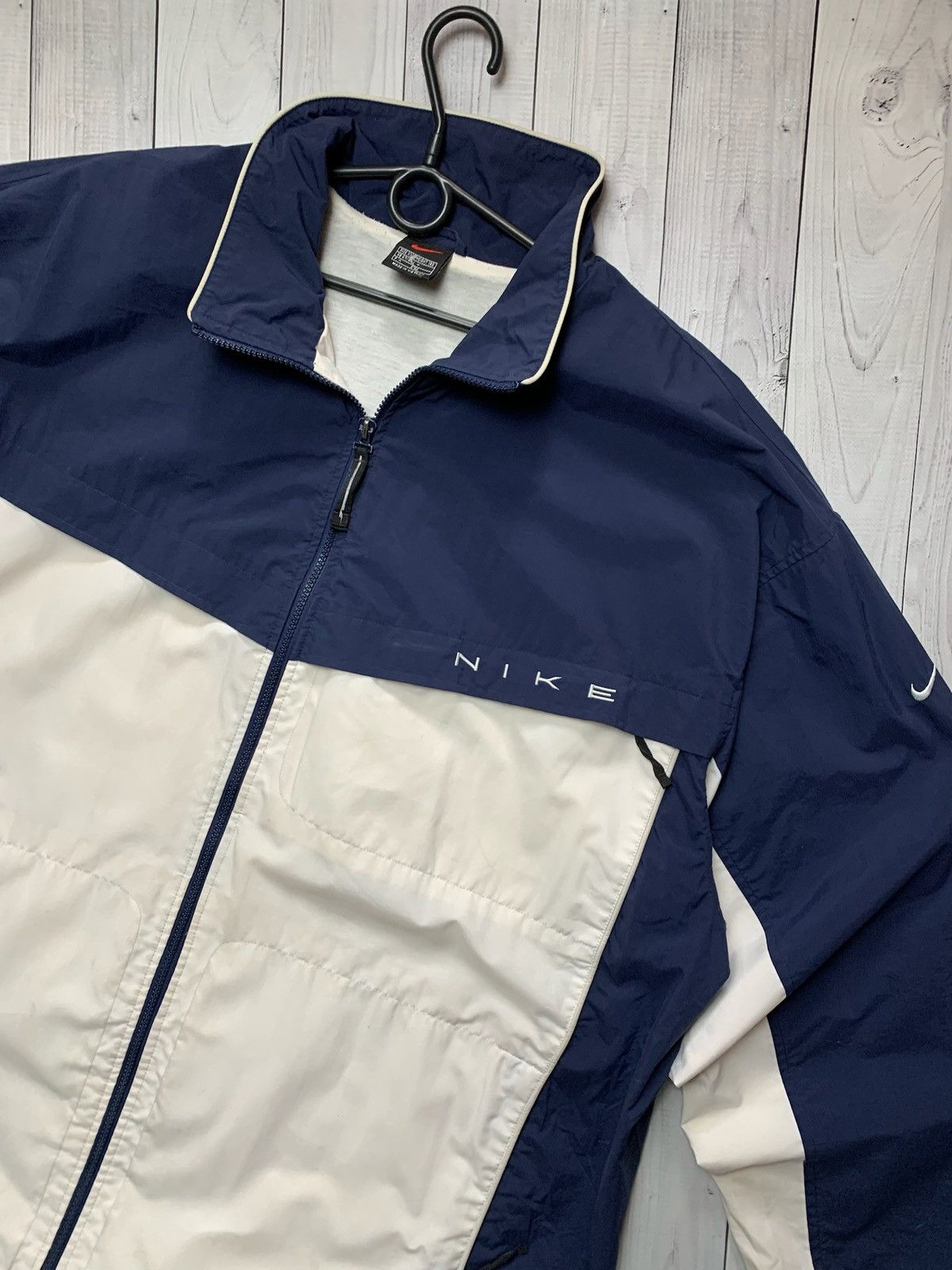 Nike × Vintage Vintage Nike jacket size XXl logo swoosh drill Size US XXL / EU 58 / 5 - 2 Thumbnail