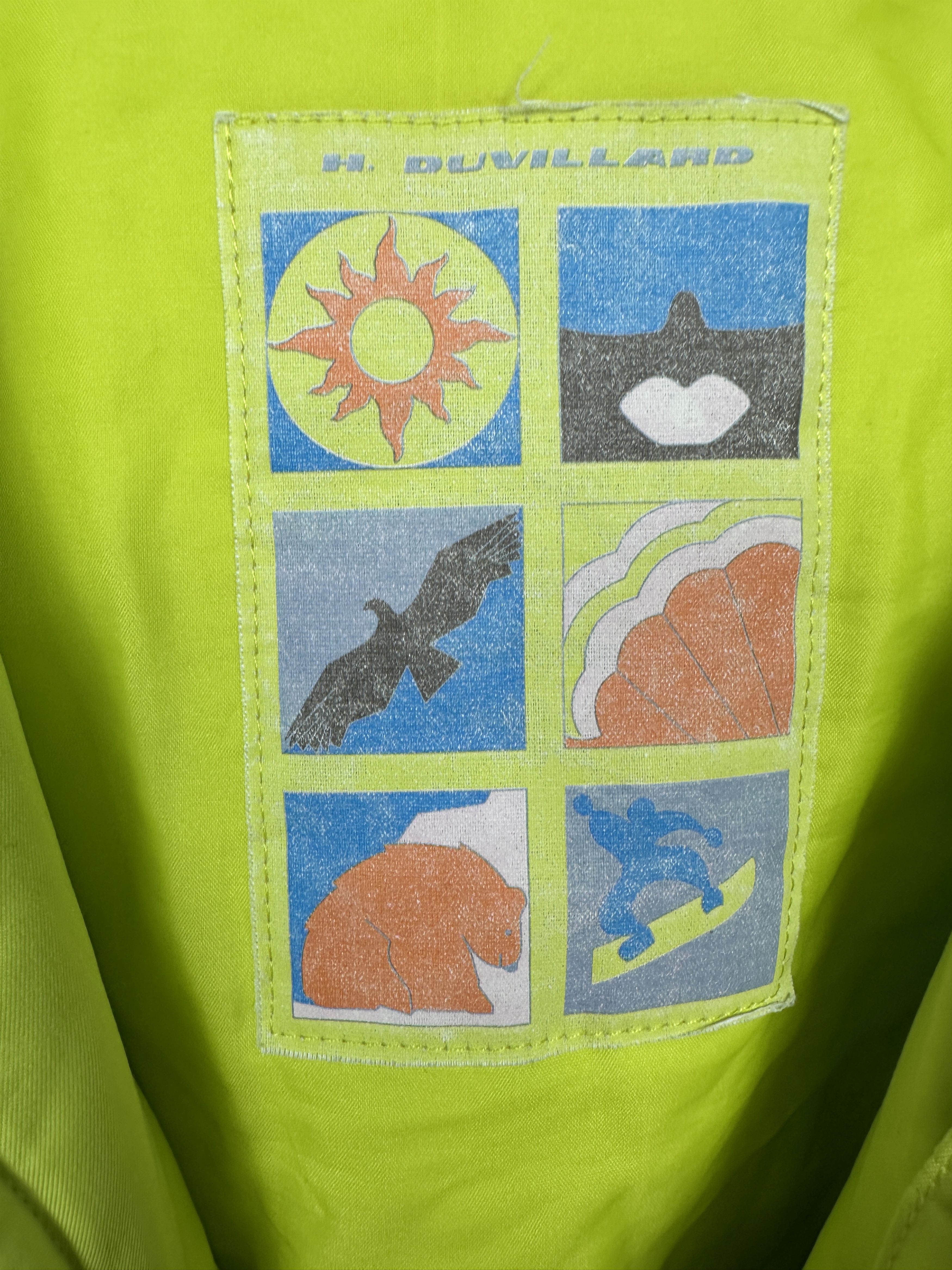 Vintage Henri Duvillard 90s Vintage Womens Safari Polaire Ski Jacket Size M / US 6-8 / IT 42-44 - 6 Thumbnail
