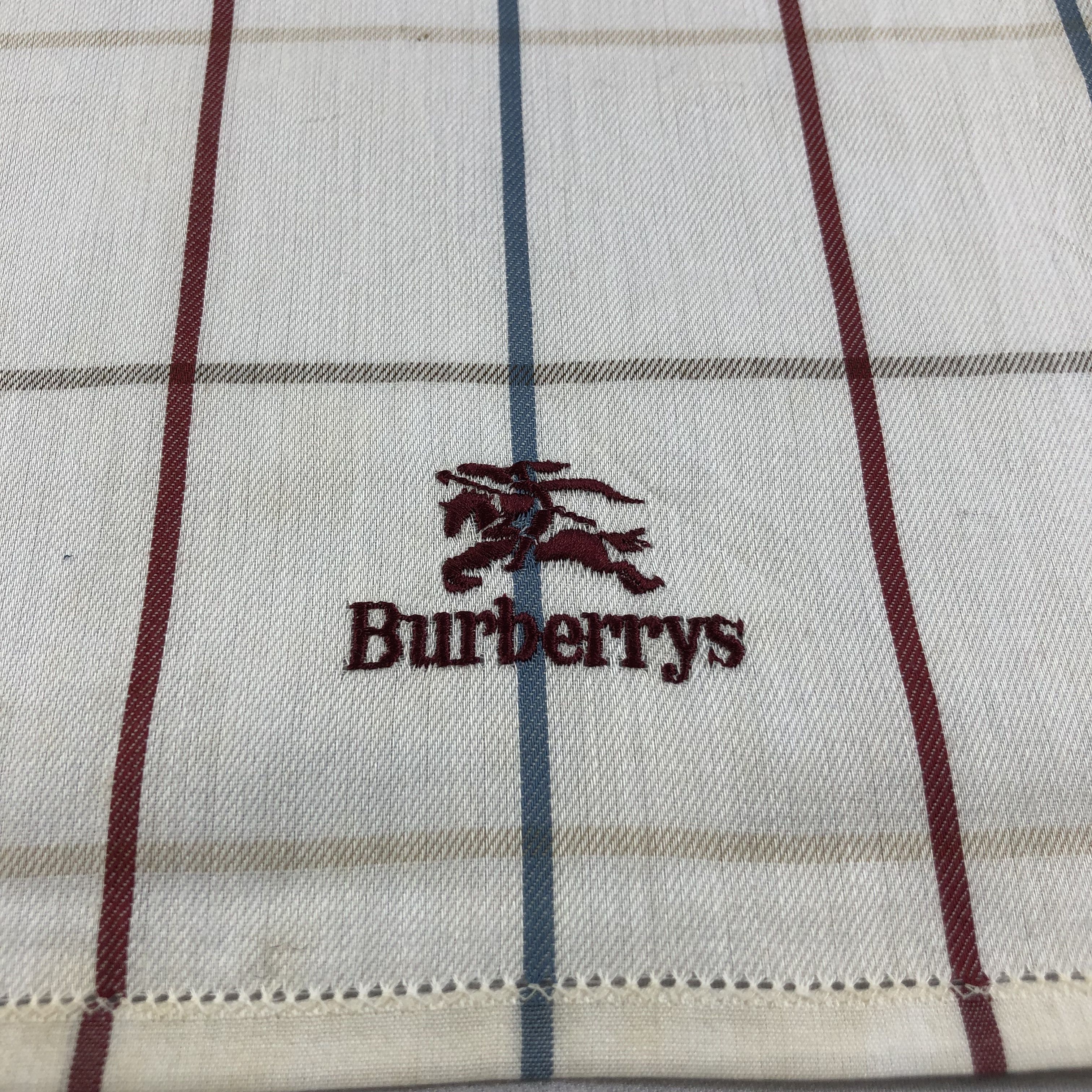 Burberry Burberrys Handkerchief Neckerchief Bandana H2069 Size ONE SIZE - 4 Thumbnail