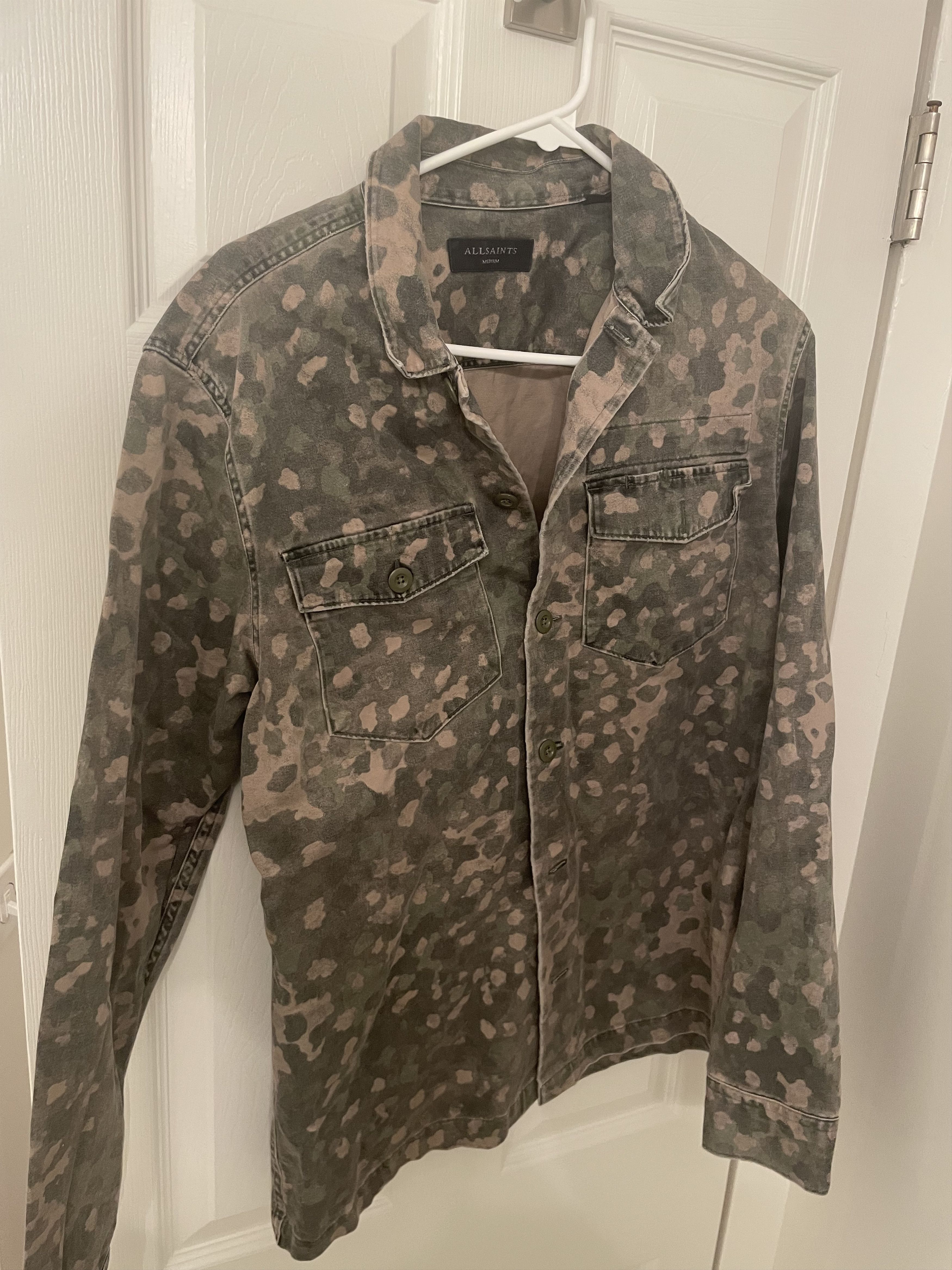 Allsaints Allsaints Fassett Camo Overshirt Size US M / EU 48-50 / 2 - 1 Thumbnail