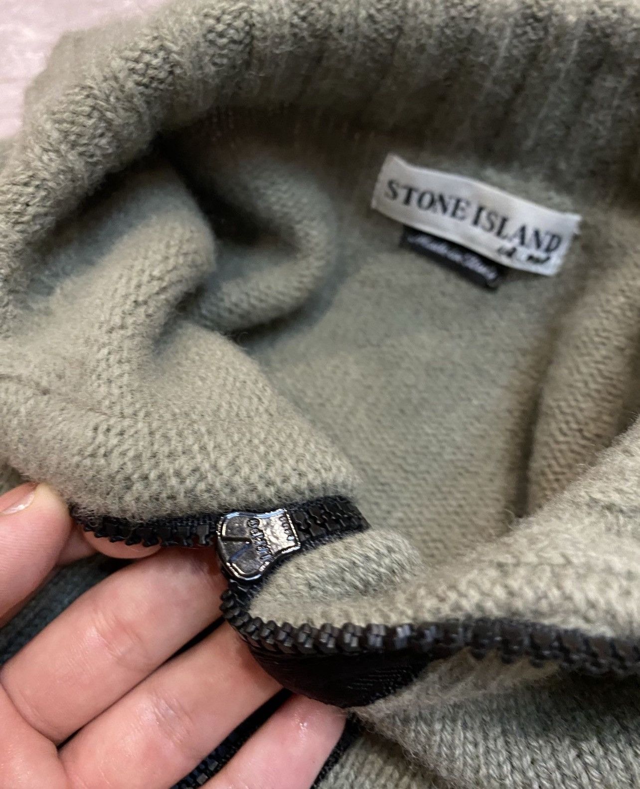 Stone Island × Vintage Stone island Knitwear sweatshirt Size US M / EU 48-50 / 2 - 6 Thumbnail