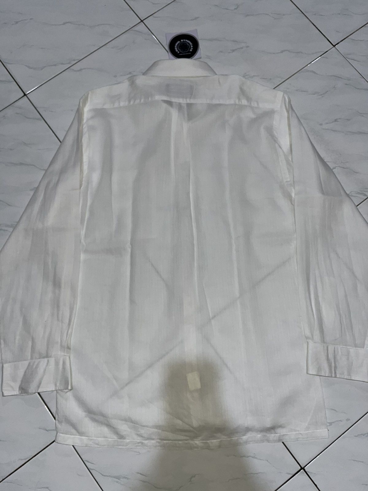 Dior 🔥Vintage Christian Dior Monsieur White Shirt Size US M / EU 48-50 / 2 - 5 Thumbnail