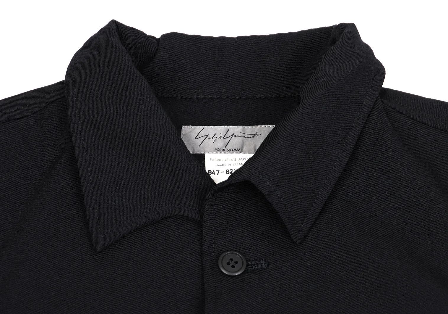 Yohji Yamamoto Yohji Yamamoto Wool Gabardine Pocket Shirt Jacket Size US M / EU 48-50 / 2 - 3 Thumbnail