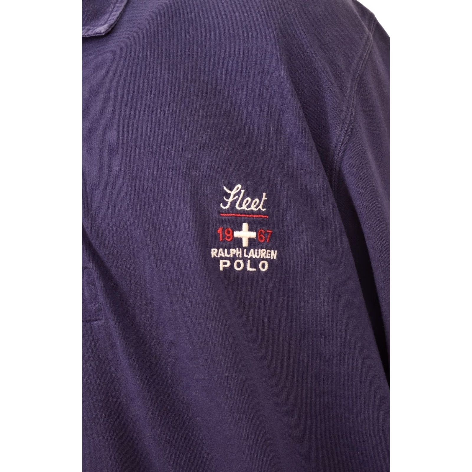 Polo Ralph Lauren DDP Polo Ralph Lauren 1967 Vintage Fleet Long Sleeve Polo Shirt S Blue Men Polo Shirt Size US S / EU 44-46 / 1 - 3 Thumbnail