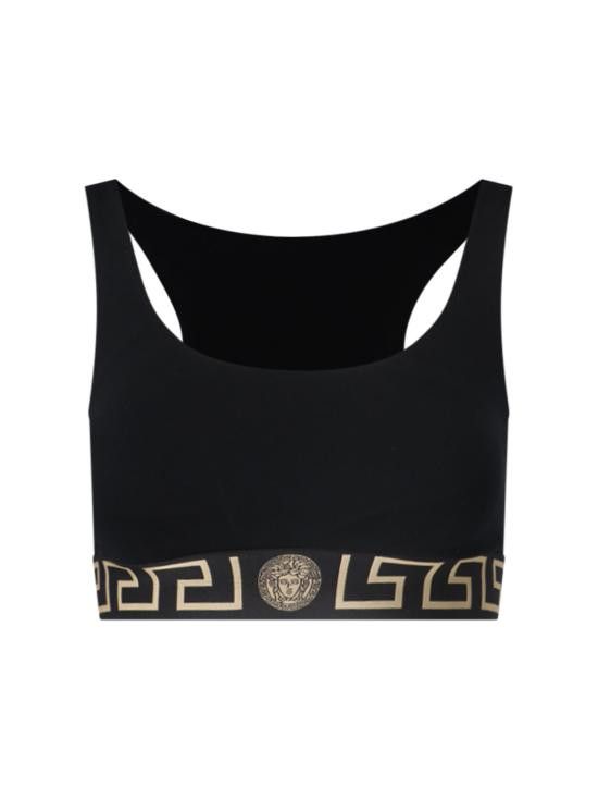 Versace VERSACE Women Tops 1015880 1A11143 1B000 Black Size M / US 6-8 / IT 42-44 - 1 Thumbnail