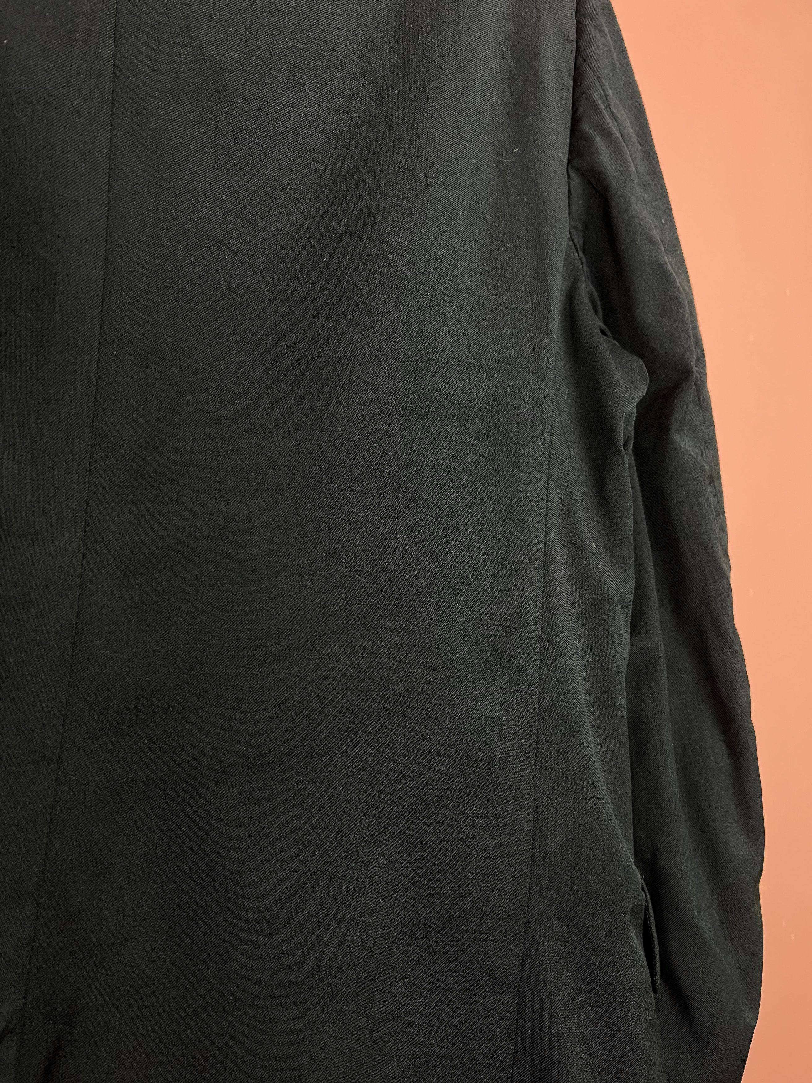 Prada Prada milano classic blazer Italy black designer Size 50R - 2 Thumbnail