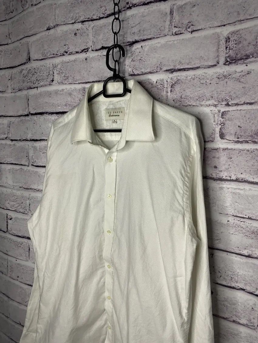 Ted Baker MENS TED BAKER Short Sleeve Men's Shirt Luxury Size US L / EU 52-54 / 3 - 2 Thumbnail